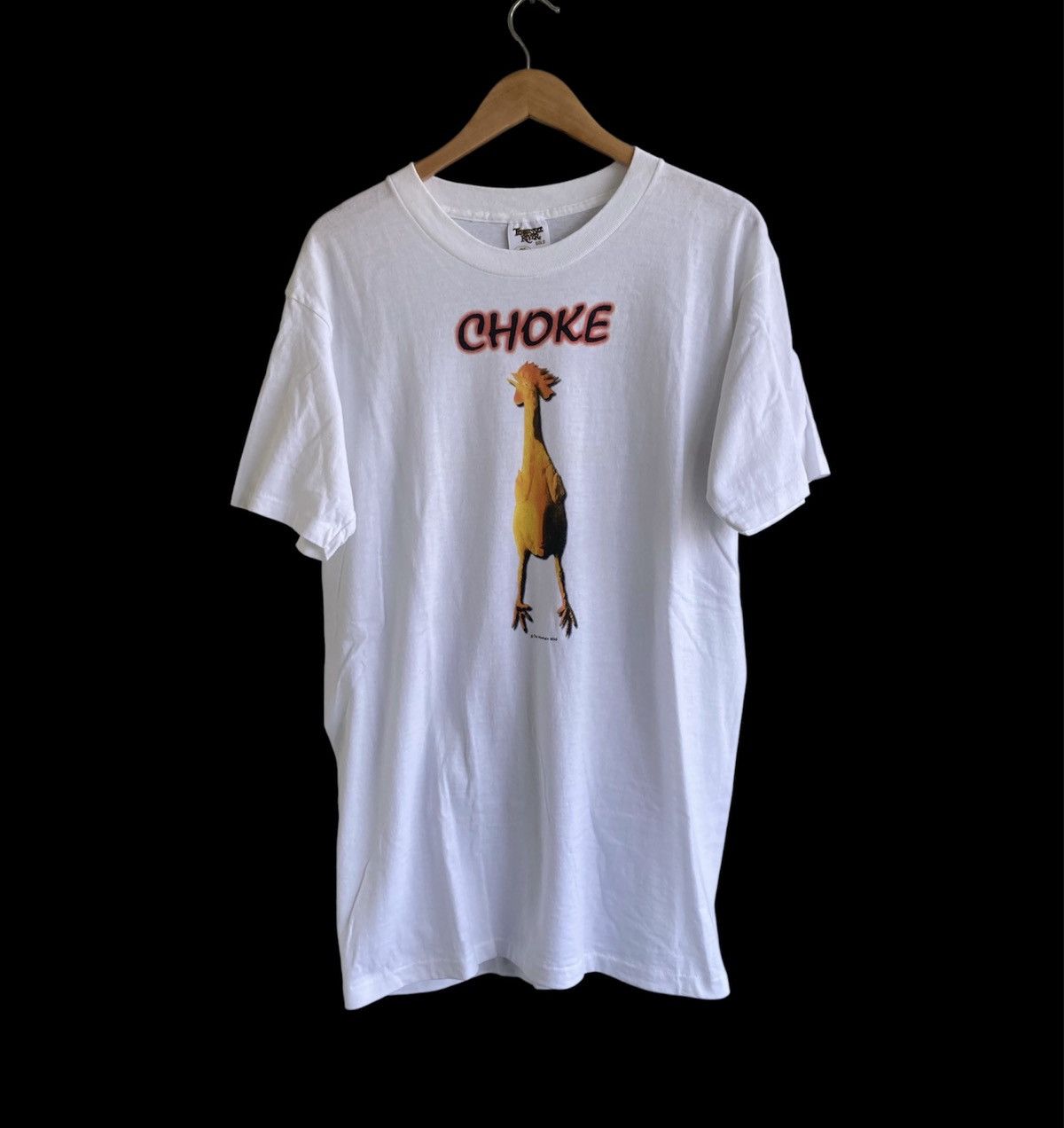 Band Tees Vintage 1996 the mountain choke chicken humor tee 90s Size US L / EU 52-54 / 3 - 2 Thumbnail