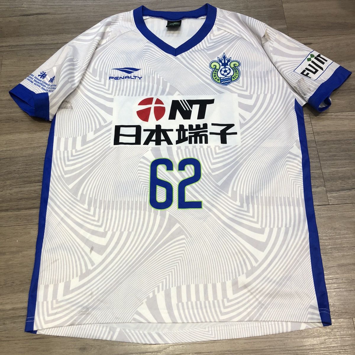 Shonan Bellmare youth team match worn away shirt #62