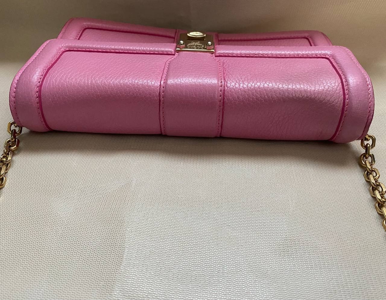 MCM × Vintage 📌 Rare MCM Leather Handbag Shoulder Bag Clutch Bag pink Size ONE SIZE - 15 Thumbnail