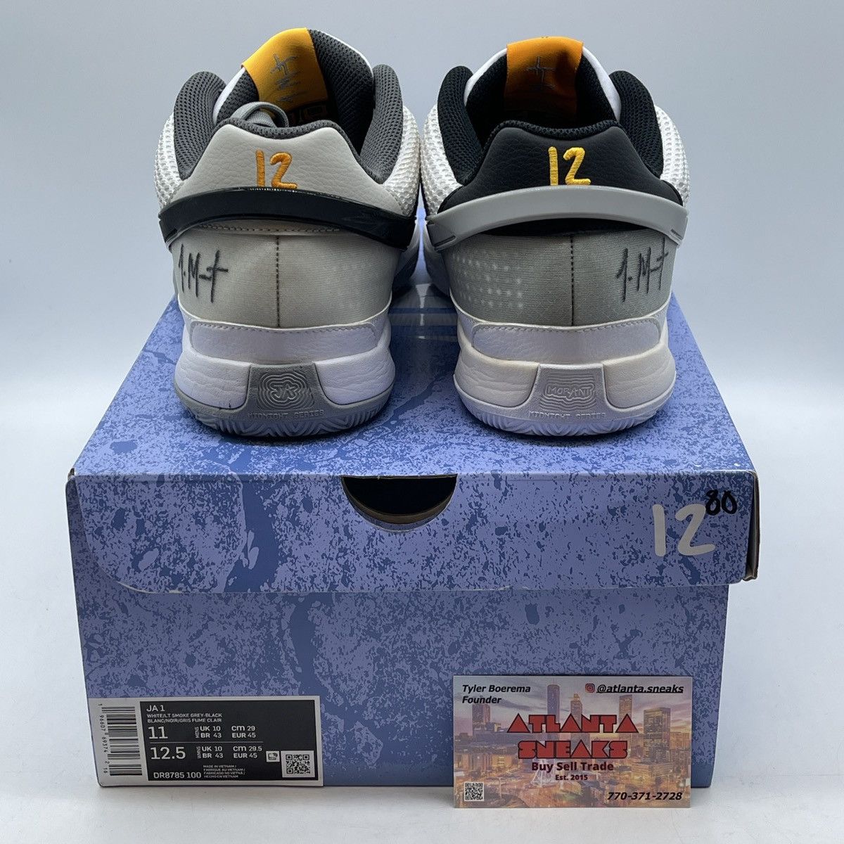 Nike Ja 1 light smoke grey Size US 11 / EU 44 - 3 Thumbnail