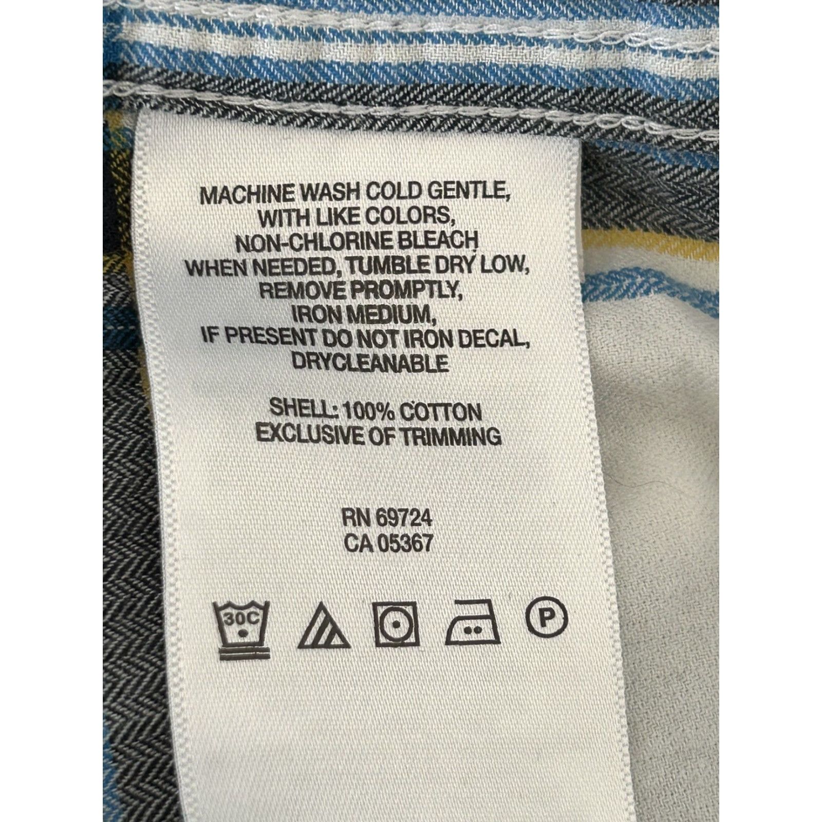 Vintage Columbia Mens Flannel White Blue Yellow 2XL XXL Size US XXL / EU 58 / 5 - 5 Thumbnail