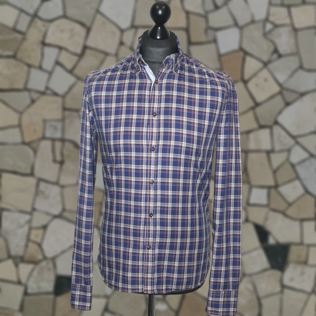 Vintage Stenstroms mens M check Shirt Multicoloured Size US M / EU 48-50 / 2 - 1 Thumbnail