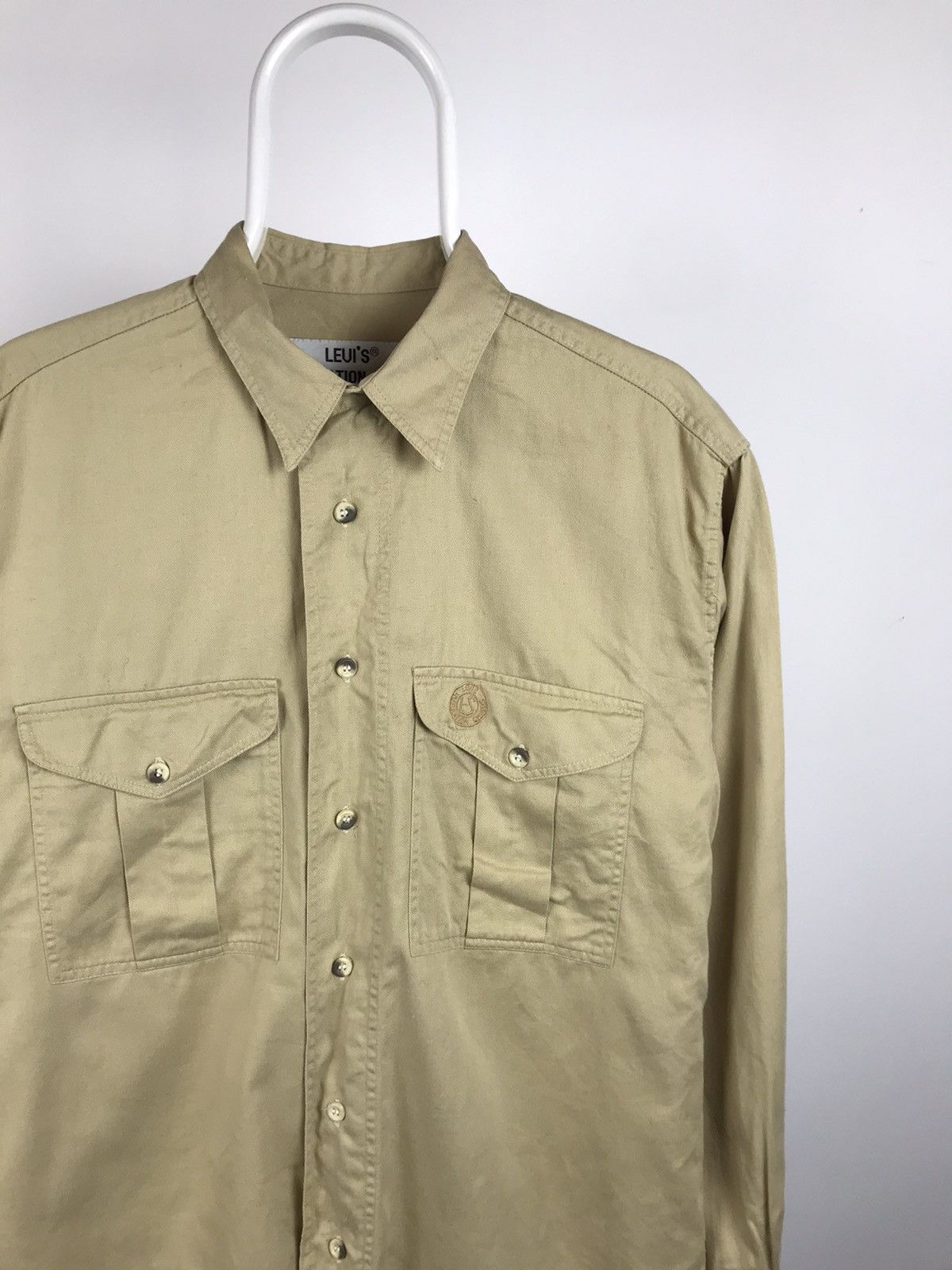 Levi's Vintage Levi’s Regulation Chinos Military Desert Shirt Size US M / EU 48-50 / 2 - 2 Thumbnail