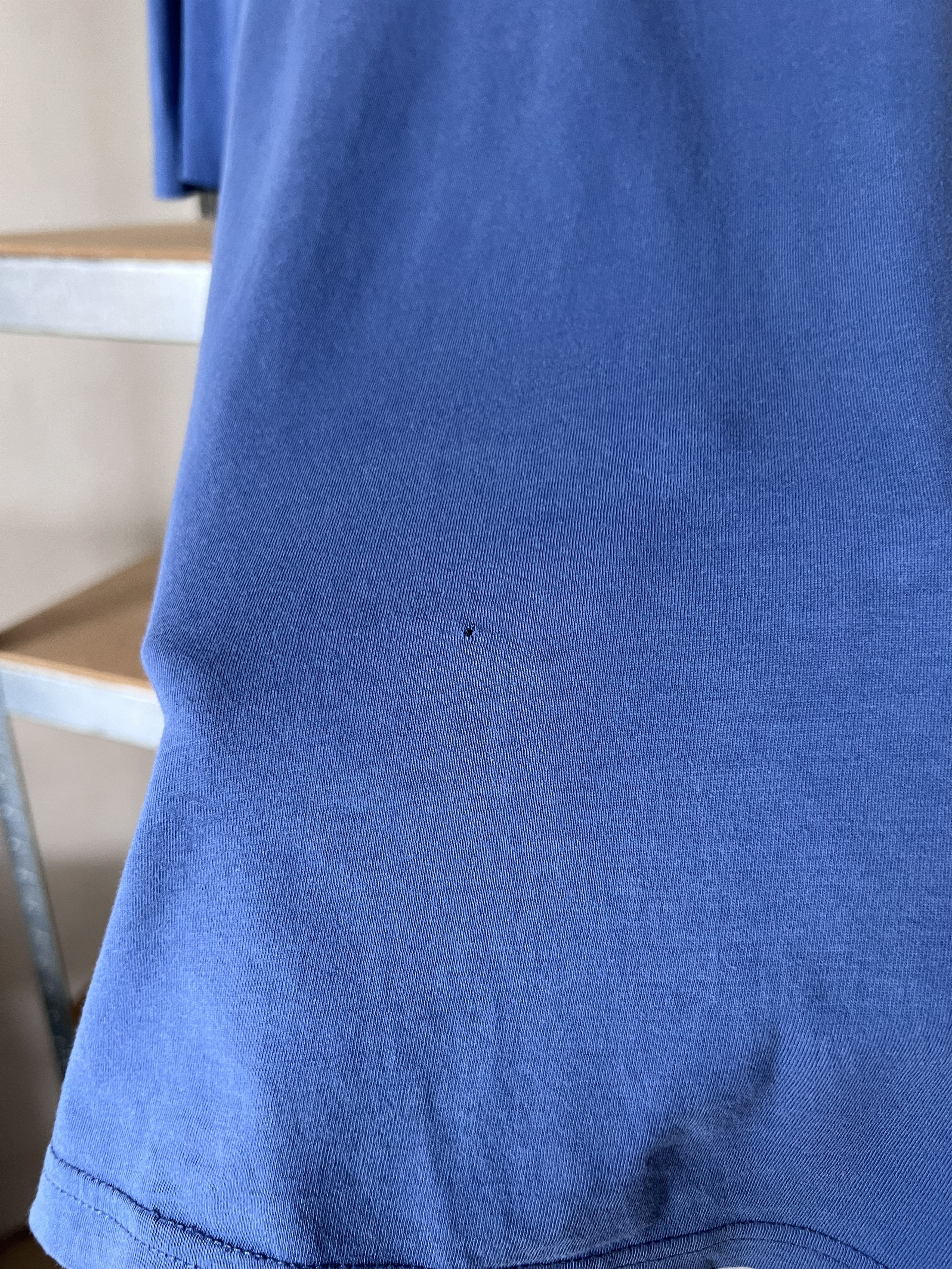 Vintage Vivienne Westwood Vintage Small Logo Blue Distressed Tee Size US XL / EU 56 / 4 - 14 Thumbnail