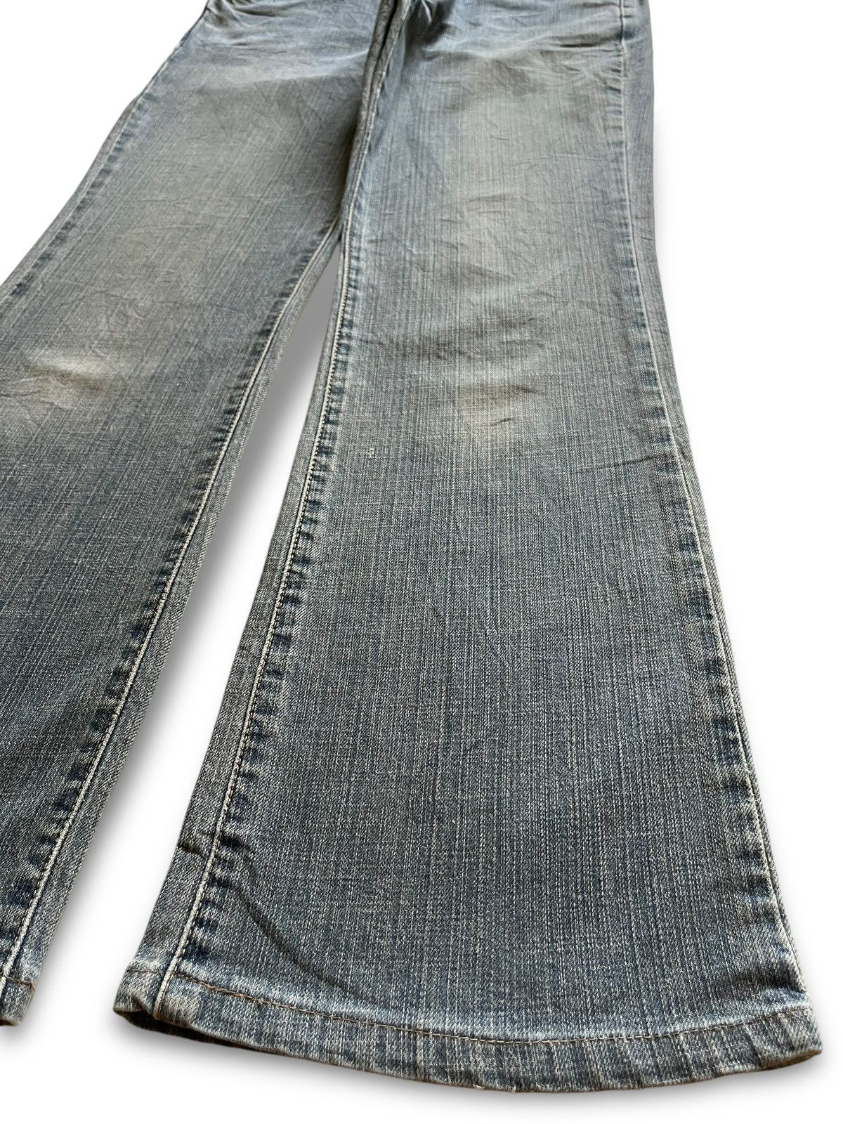 Wrangler SALES🔥Vintage Wrangler Faded Wash Style Flare Jeans Size 28" / US 6 / IT 42 - 7 Thumbnail