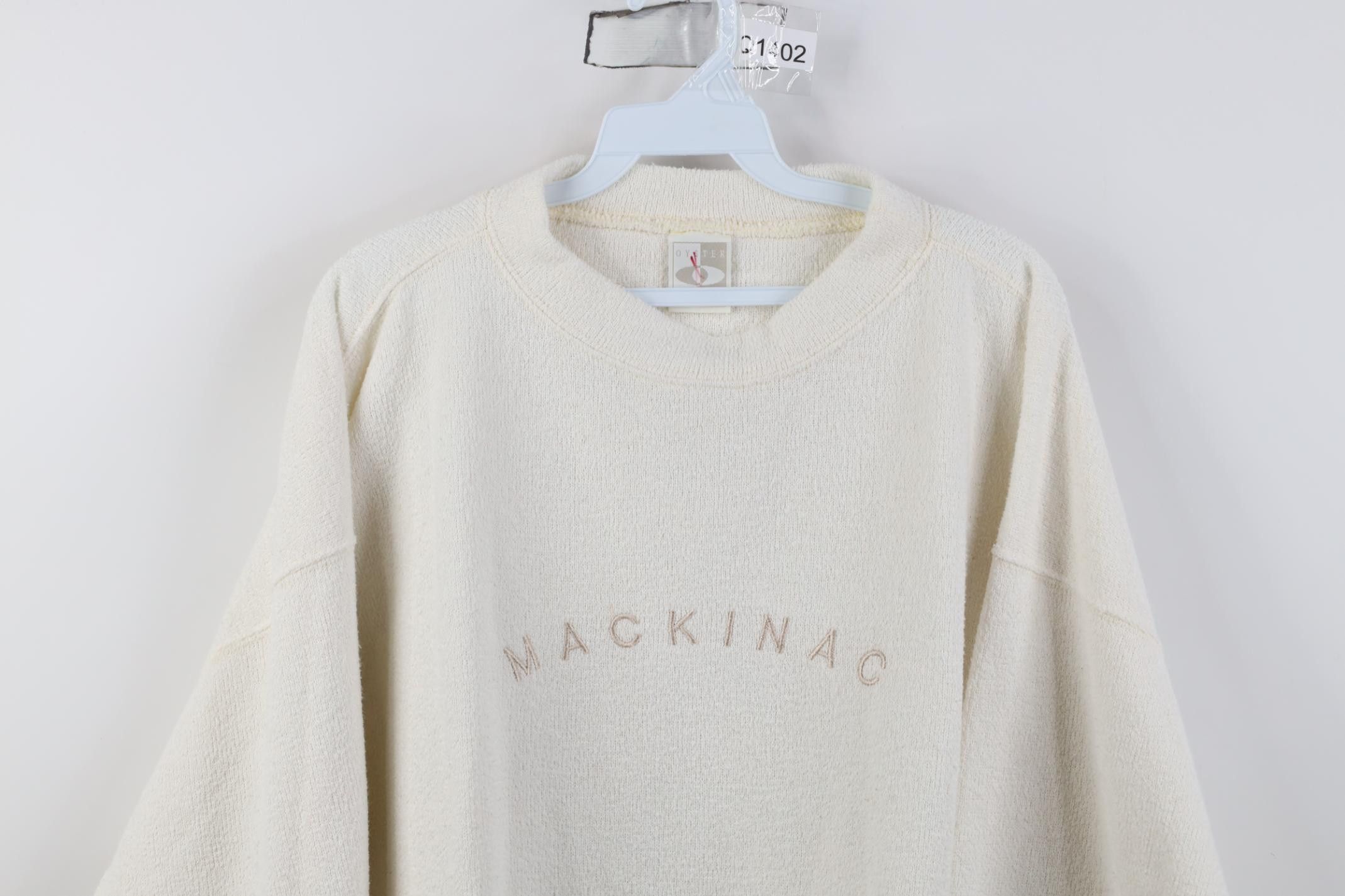 Vintage Vintage 90s Mackinac Island Michigan Terry Cloth Sweater USA Size US L / EU 52-54 / 3 - 2 Thumbnail