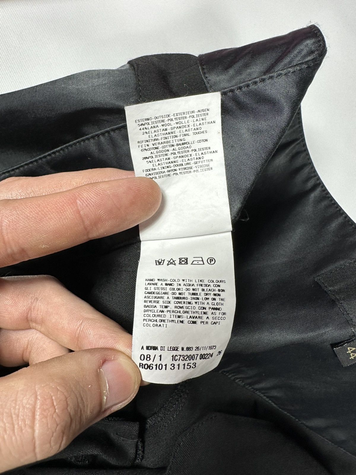 Just Cavalli × Vintage Just Cavalli Slim Stretch Pants Satin Size 27" / US 4 / IT 40 - 11 Thumbnail