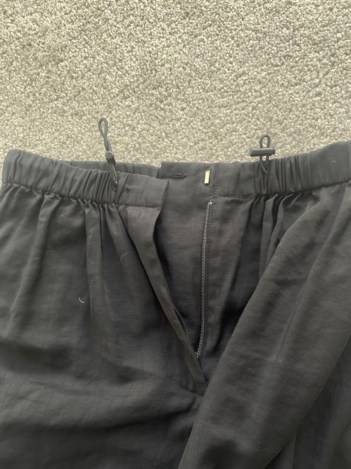 Vintage Black Cargo light comfy Size 22" - 3 Thumbnail
