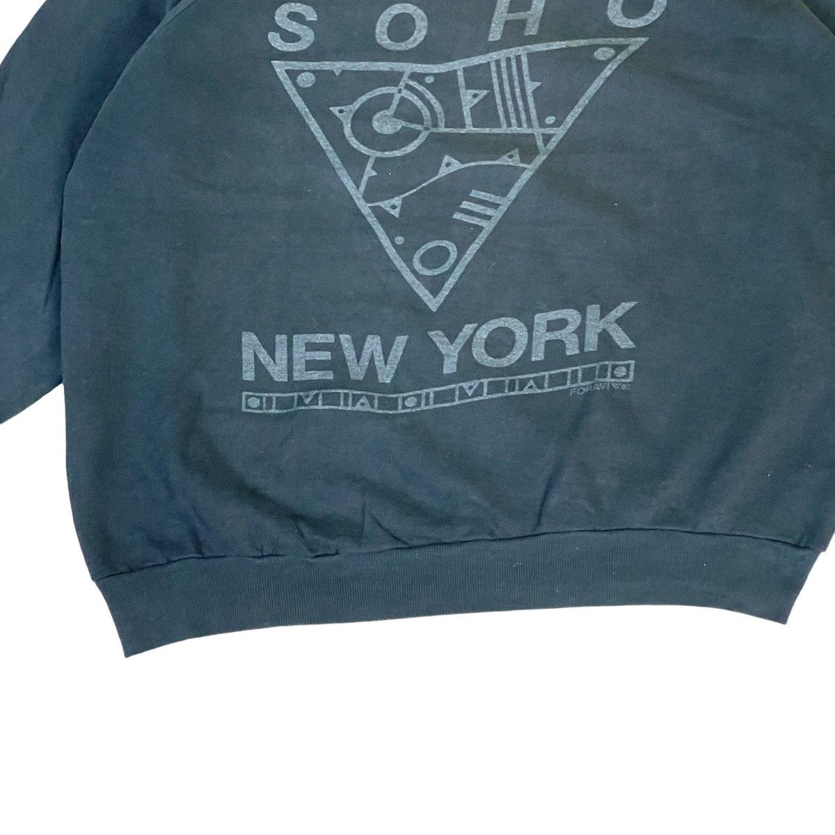 Jerzees Vtg 85s Soho New York Foravi Abstract Sweatshirt Size US XL / EU 56 / 4 - 6 Thumbnail