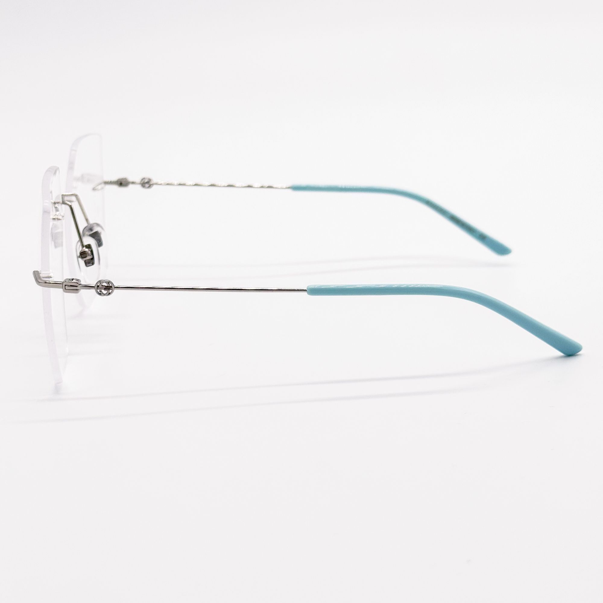Gucci NEW GG0683O 002 GUCCI SQUARE SILVER WOMEN EYEGLASSES GUCCI Size ONE SIZE - 5 Thumbnail