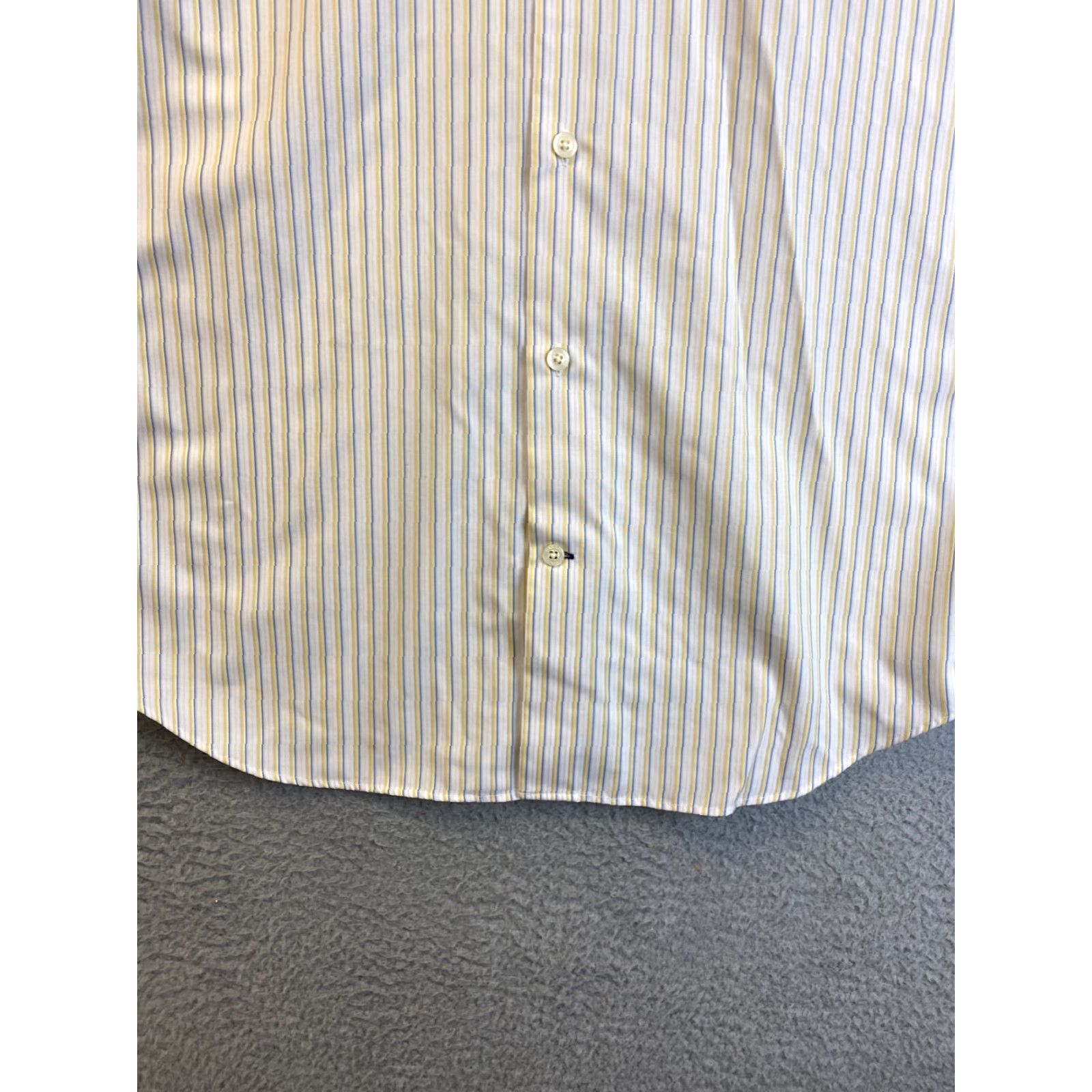 Banana Republic Banana Republic Men's Dress Shirt Medium Long Sleeve Collared Button-Down Multicolor Cotton Slimming Size 40R - 2 Thumbnail
