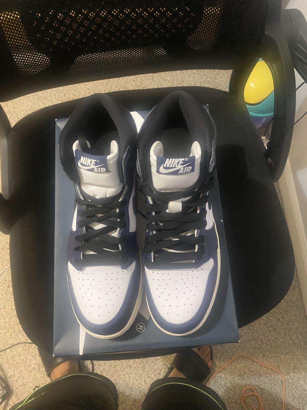 Jordan Brand Nike air Jordan 1 high midnight navy Size US 7 / EU 40 - 3 Thumbnail
