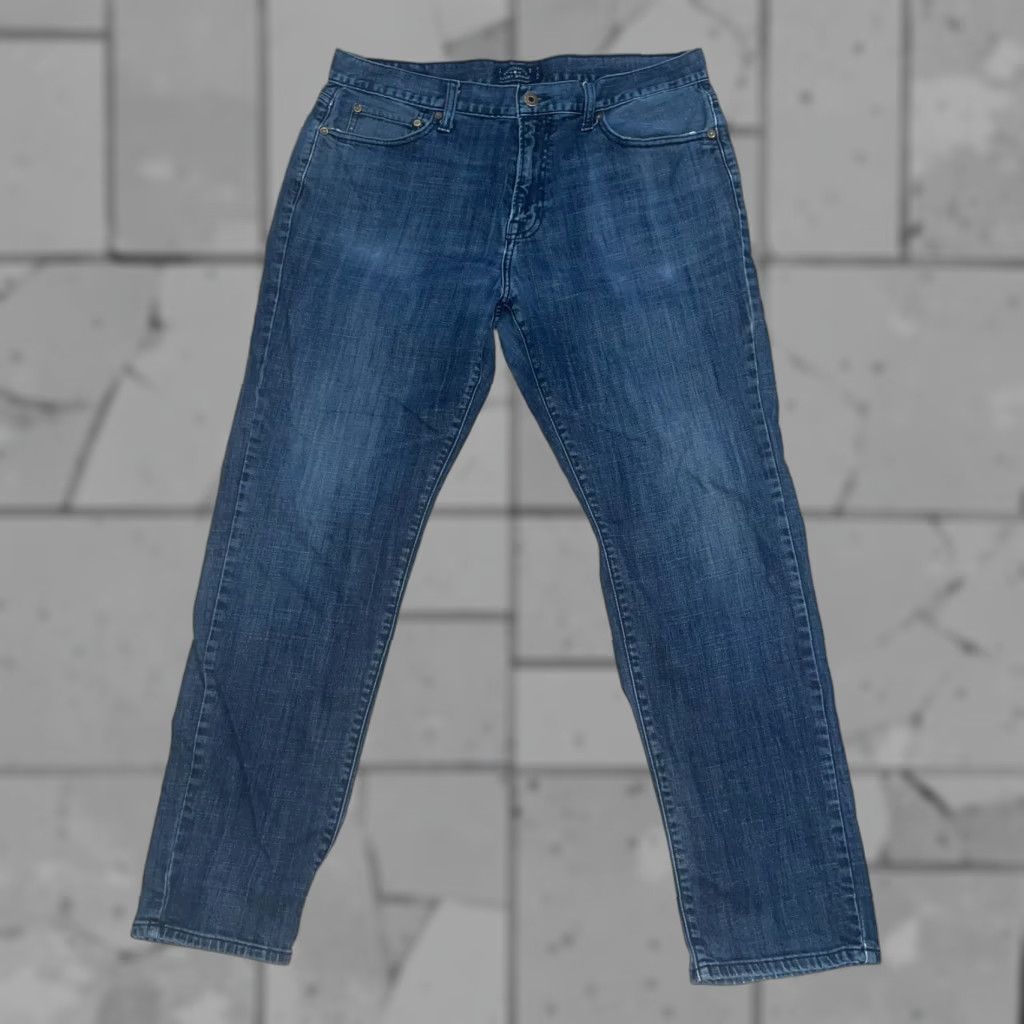 Lucky Brand Lucky Brand Jeans Mens 36/32 Blue Straight Leg Cotton Denim Regular Fit Jeans Size US 36 / EU 52 - 1 Thumbnail
