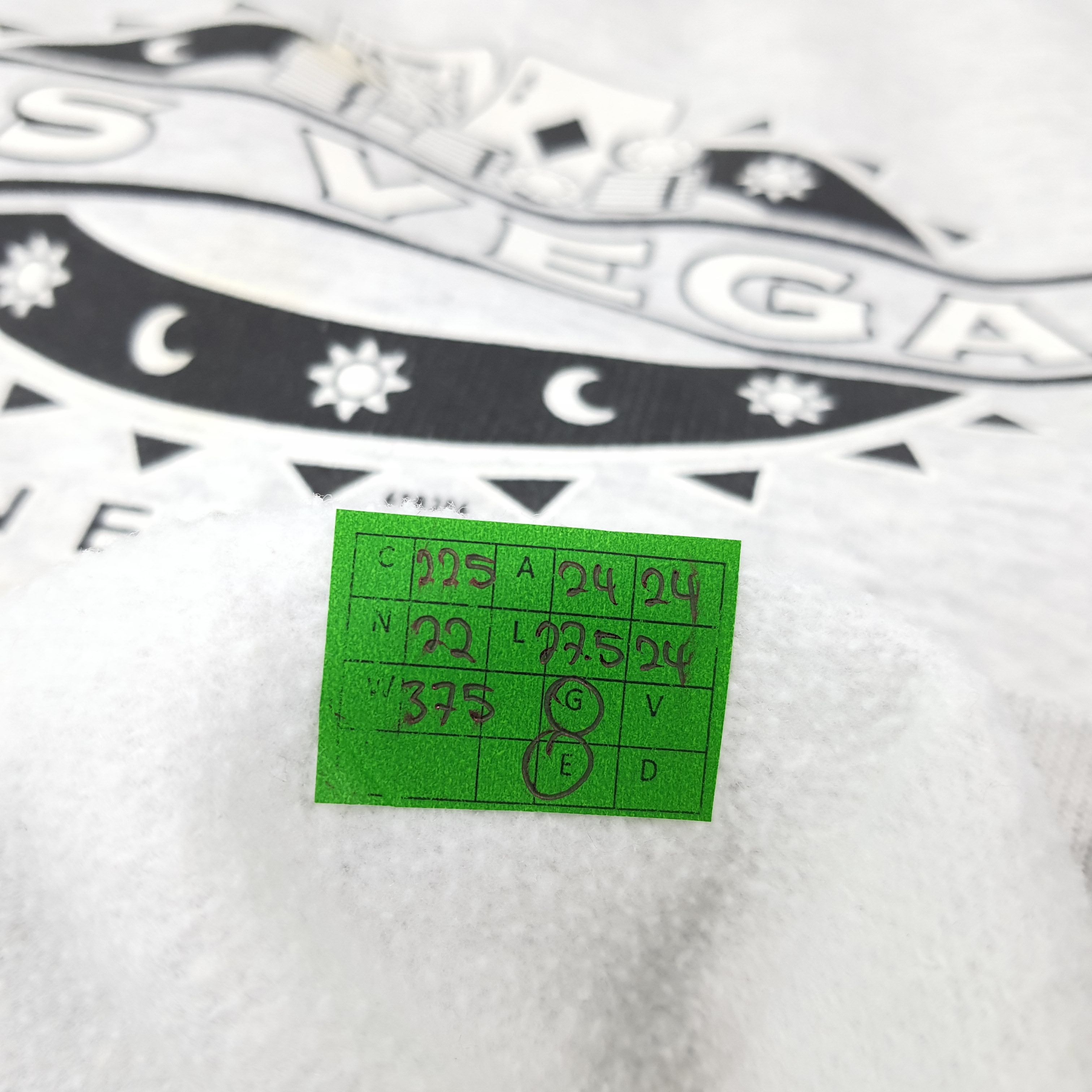 Hanes Vintage Las Vegas Nevada Poker Sweatshirt C225N22 Size US L / EU 52-54 / 3 - 8 Thumbnail