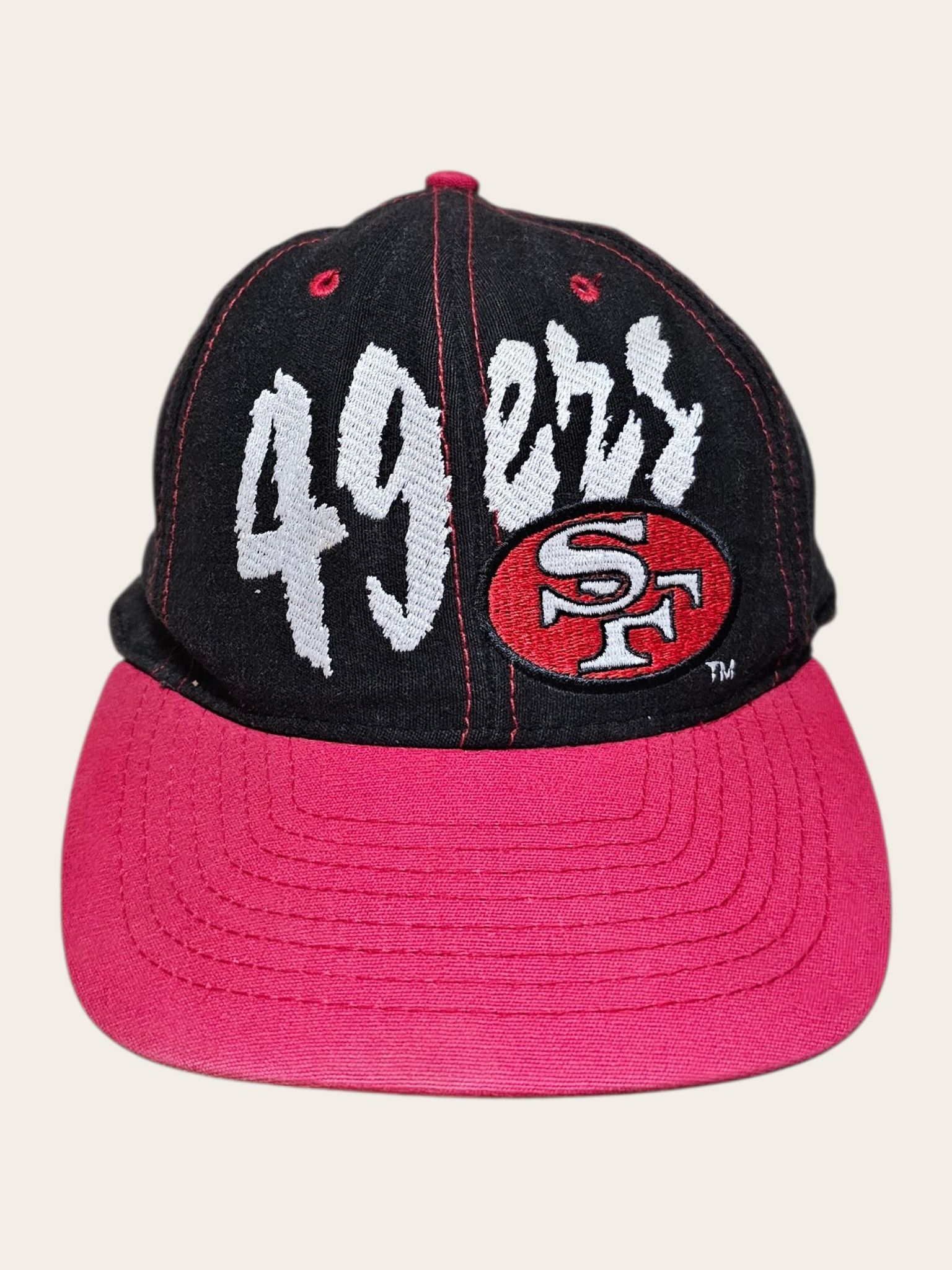 NFL San Francisco 49ers Big Logo Spellout Hat Size ONE SIZE - 1 Thumbnail