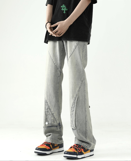 Japanese Brand American high street oversize flared loose jeans Size US 32 / EU 48 - 1 Thumbnail