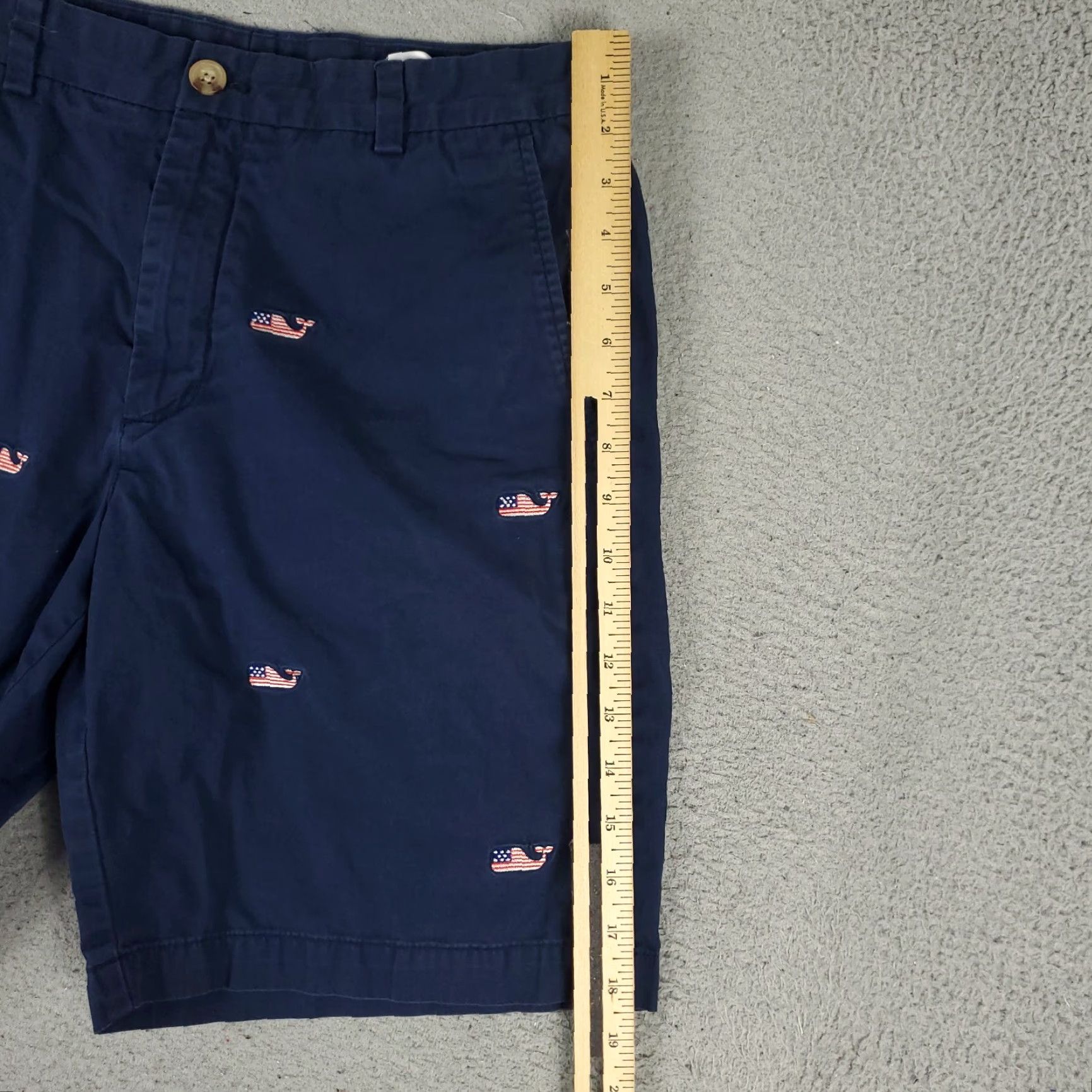 Vineyard Vines VINTAGE Vineyard Vines Shorts Mens Size 32 Blue Cotton Casual Flat Front Chino Preppy Size US 32 / EU 48 - 5 Thumbnail