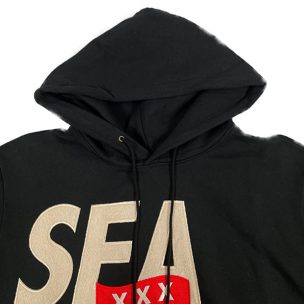 Japanese Brand WIND AND SEA x GOD SELECTION XXX - HOODIE BLACK SMALL Size US S / EU 44-46 / 1 - 4 Thumbnail