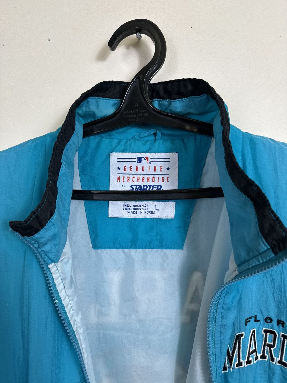 Starter Vintage Florida Marlins Starter Jacket Nylon MLB L Size US L / EU 52-54 / 3 - 21 Thumbnail