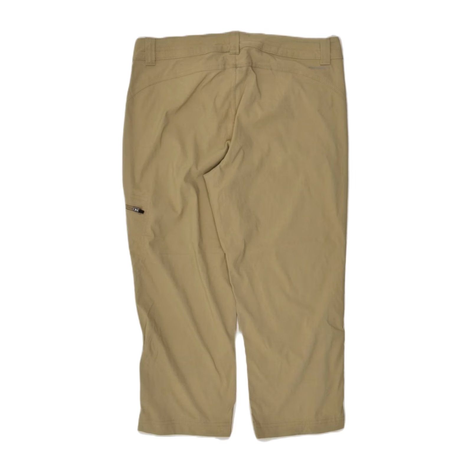 Eddie Bauer EDDIE BAUER Womens Straight Capri Trousers Grey Medium W30 L20 Nylon US 6 Size 32" / US 10 / IT 46 - 2 Thumbnail