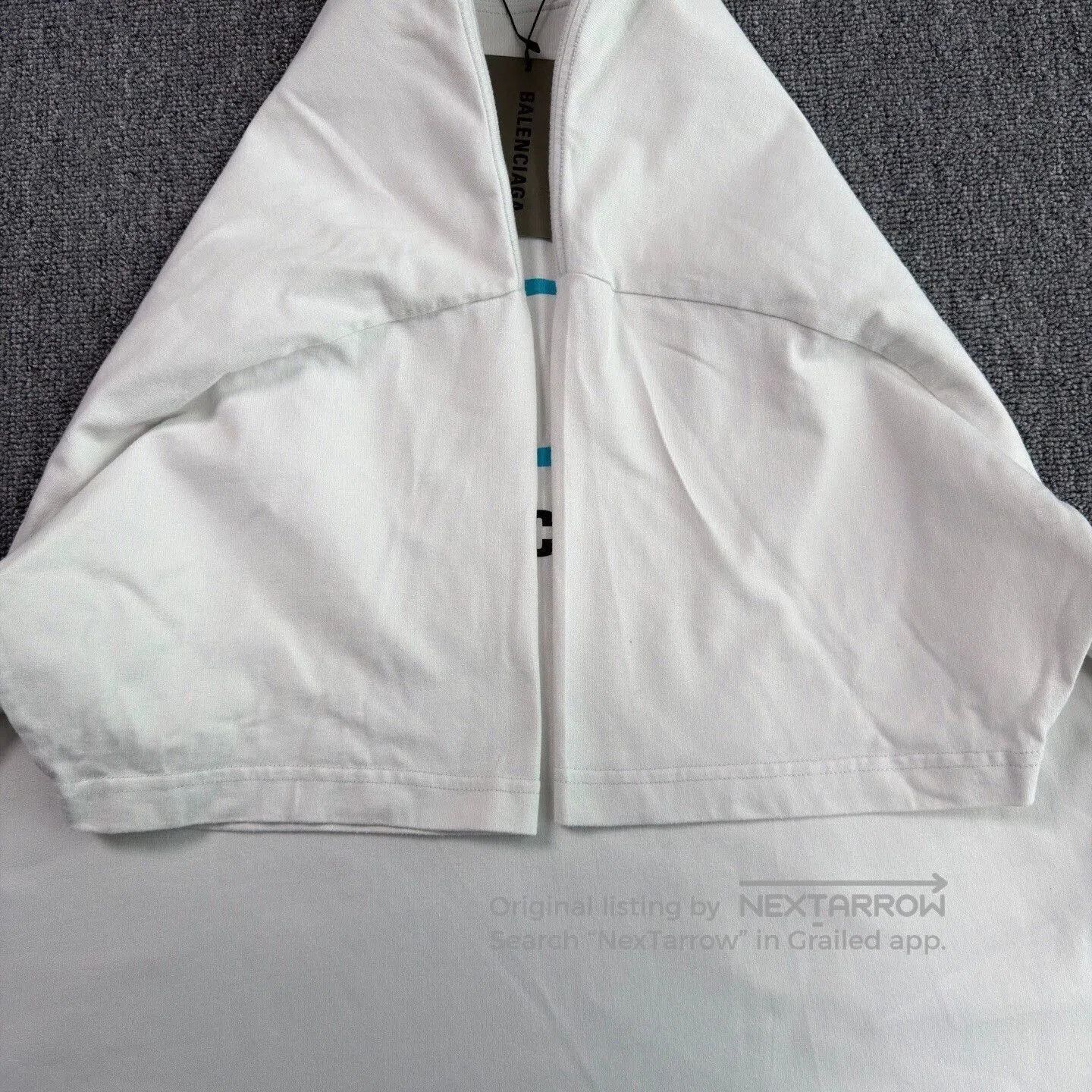 Balenciaga White Short Sleeve Graphic T-Shirt. Size US S / EU 44-46 / 1 - 7 Thumbnail