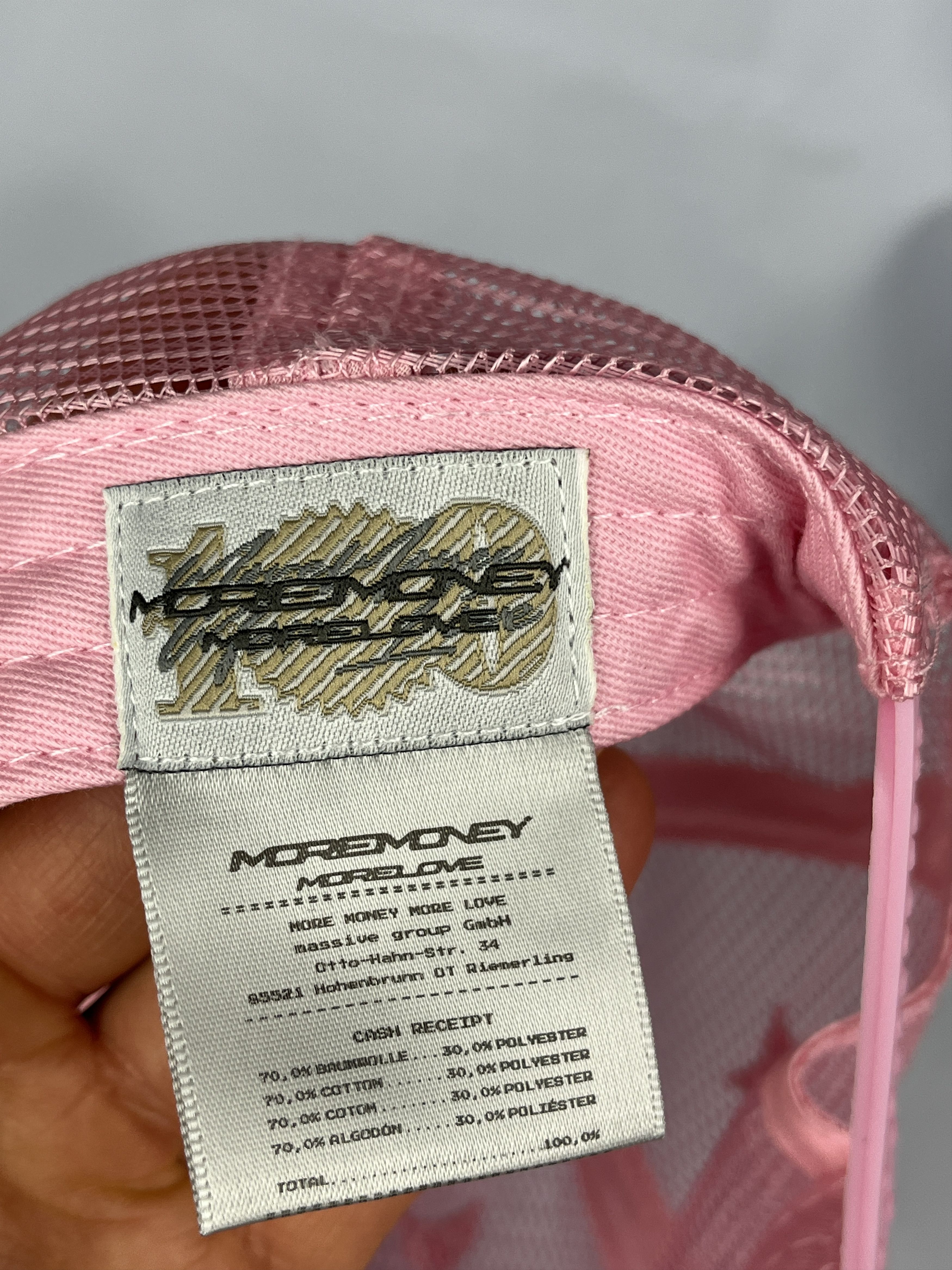 Other Moremonay morelove Trucker Hat Mesh Size Adjustable Size ONE SIZE - 14 Thumbnail