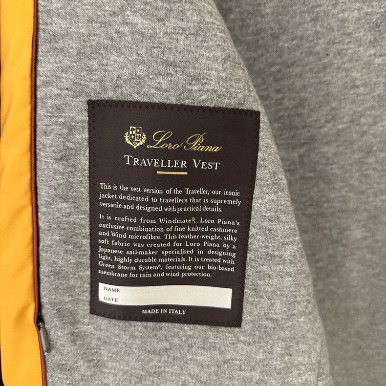 Loro Piana LORO PIANA Men's windproof traveler vest Size US M / EU 48-50 / 2 - 5 Thumbnail