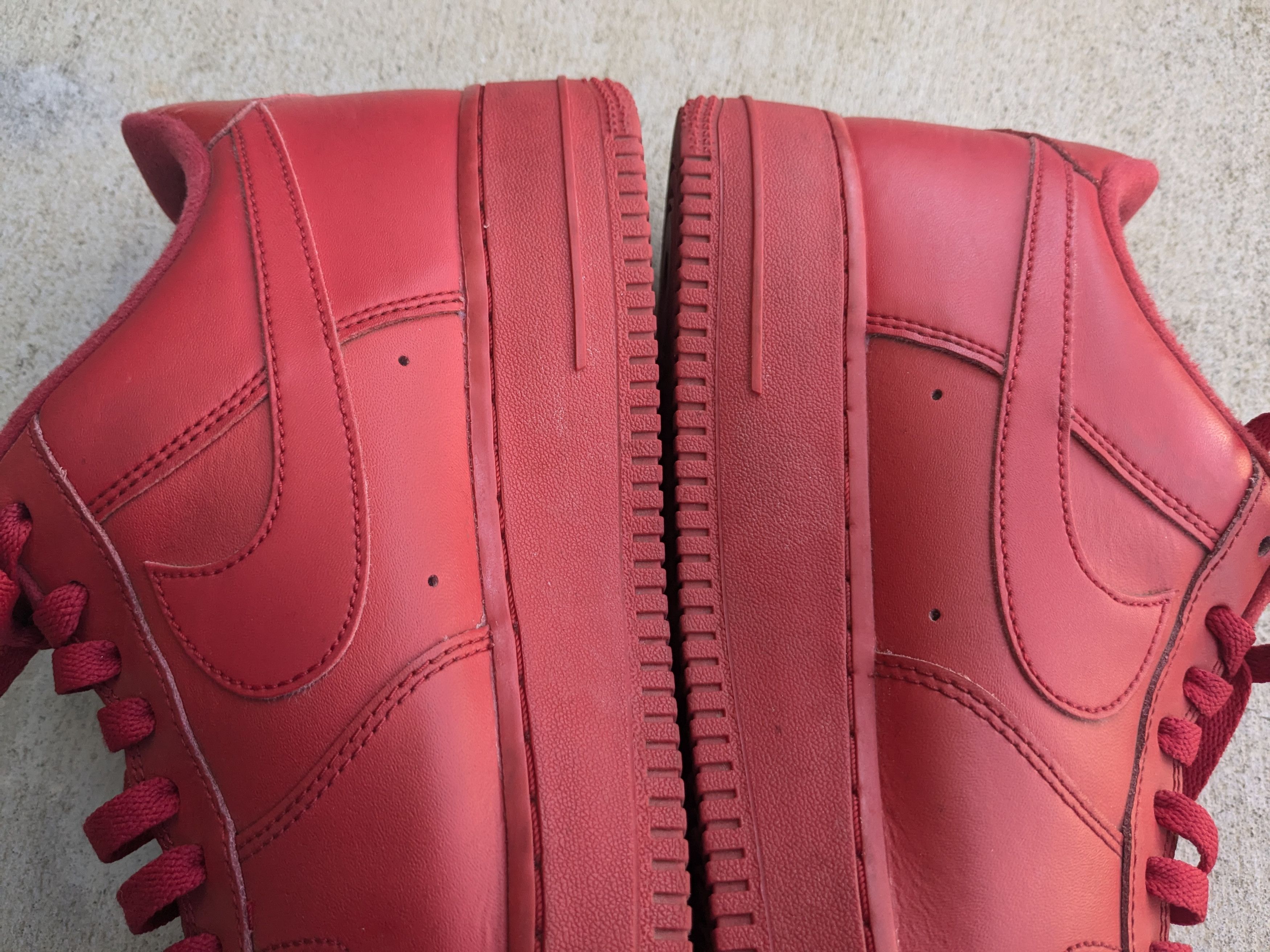 Nike Nike Air Force 1 Low Tripe Red 11 Leather Size US 11 / EU 44 - 7 Thumbnail