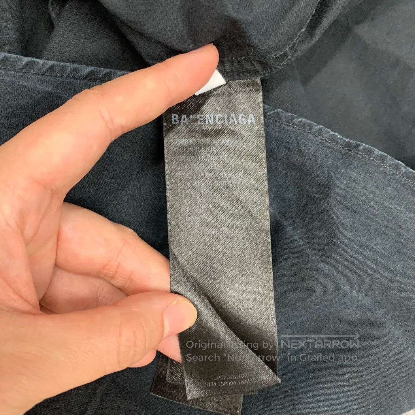 Balenciaga Balenciaga Black Distressed Shirt Jacket. Size US S / EU 44-46 / 1 - 5 Thumbnail