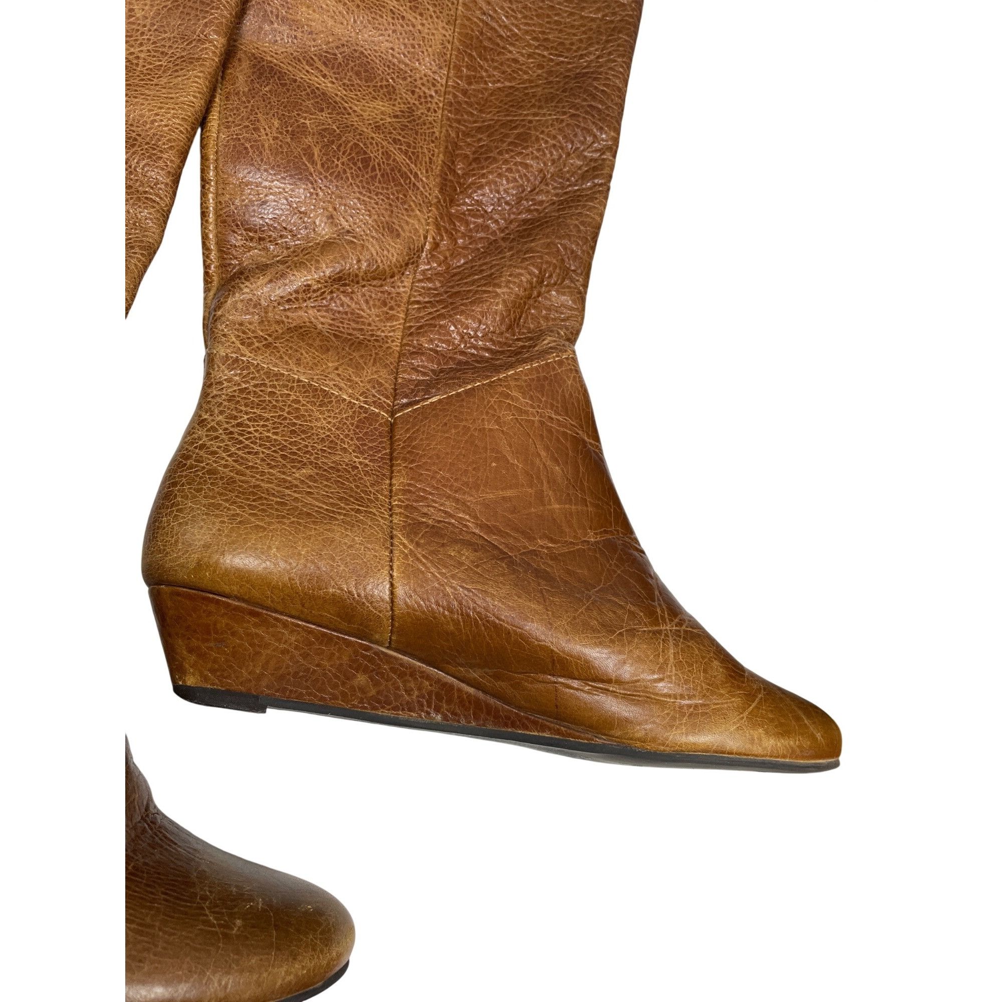 Steve Madden Steven by Steven VTG brown wms brown leather riding Equest b Size US 8 / IT 38 - 5 Thumbnail