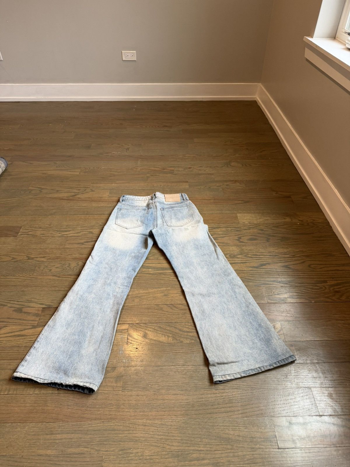 basketcase gallery Basketcase Blue Denim LAX Flares Size US 30 / EU 46 - 2 Thumbnail