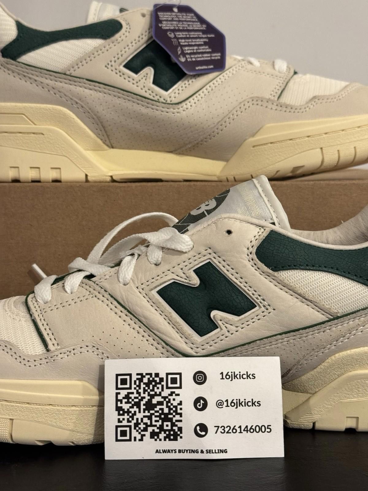 New Balance New Balance 550 Permafrost Dark Alpine Green 14 Size US 14 / EU 47 - 2 Thumbnail