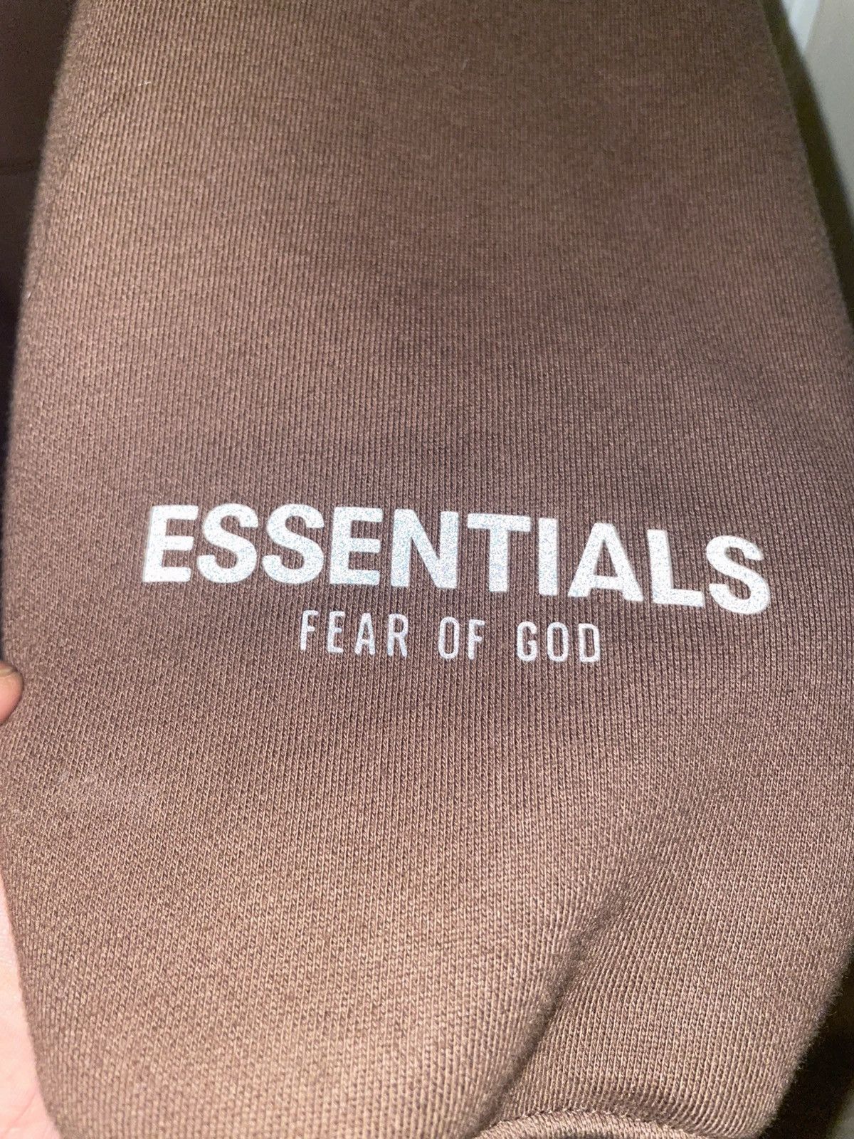 Fear of God Fear of God Essentials Brown Hoodie Size US M / EU 48-50 / 2 - 3 Thumbnail