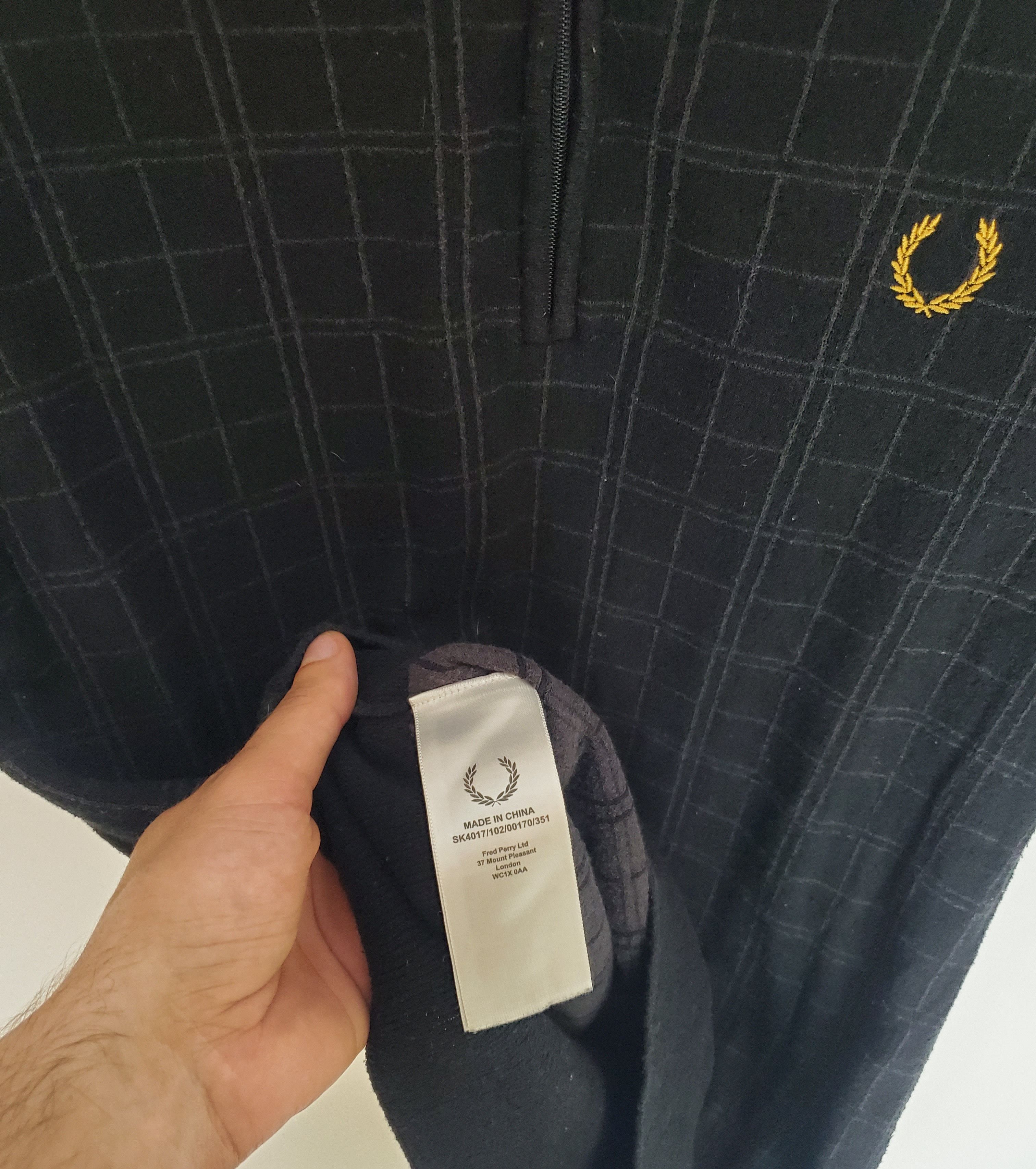 Fred Perry Fred Perry x Miles Kane Black 1/4 Quarter Zip Polo Shirt S Size US S / EU 44-46 / 1 - 3 Thumbnail