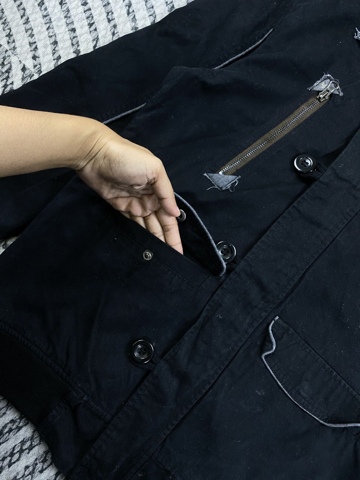 Japanese Brand Vtg Clone Devgru Multipocket Hooded Jacket Size US S / EU 44-46 / 1 - 7 Thumbnail