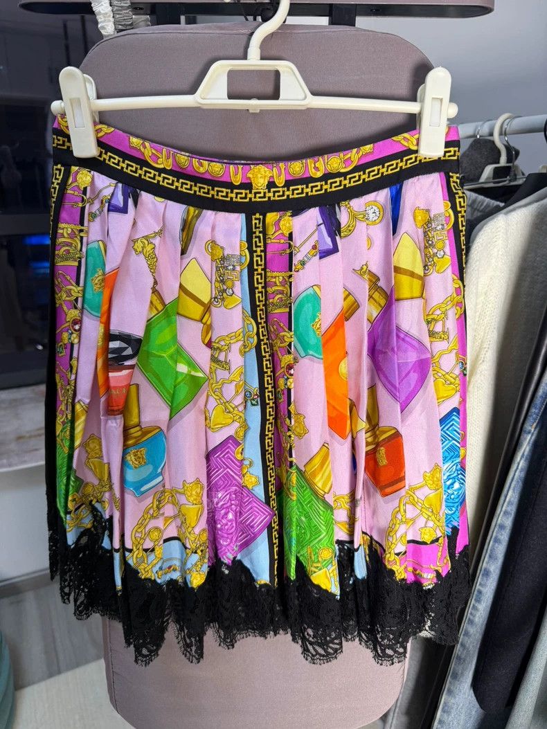 Other Versace Printed pleated skirt Size M / US 6-8 / IT 42-44 - 2 Thumbnail