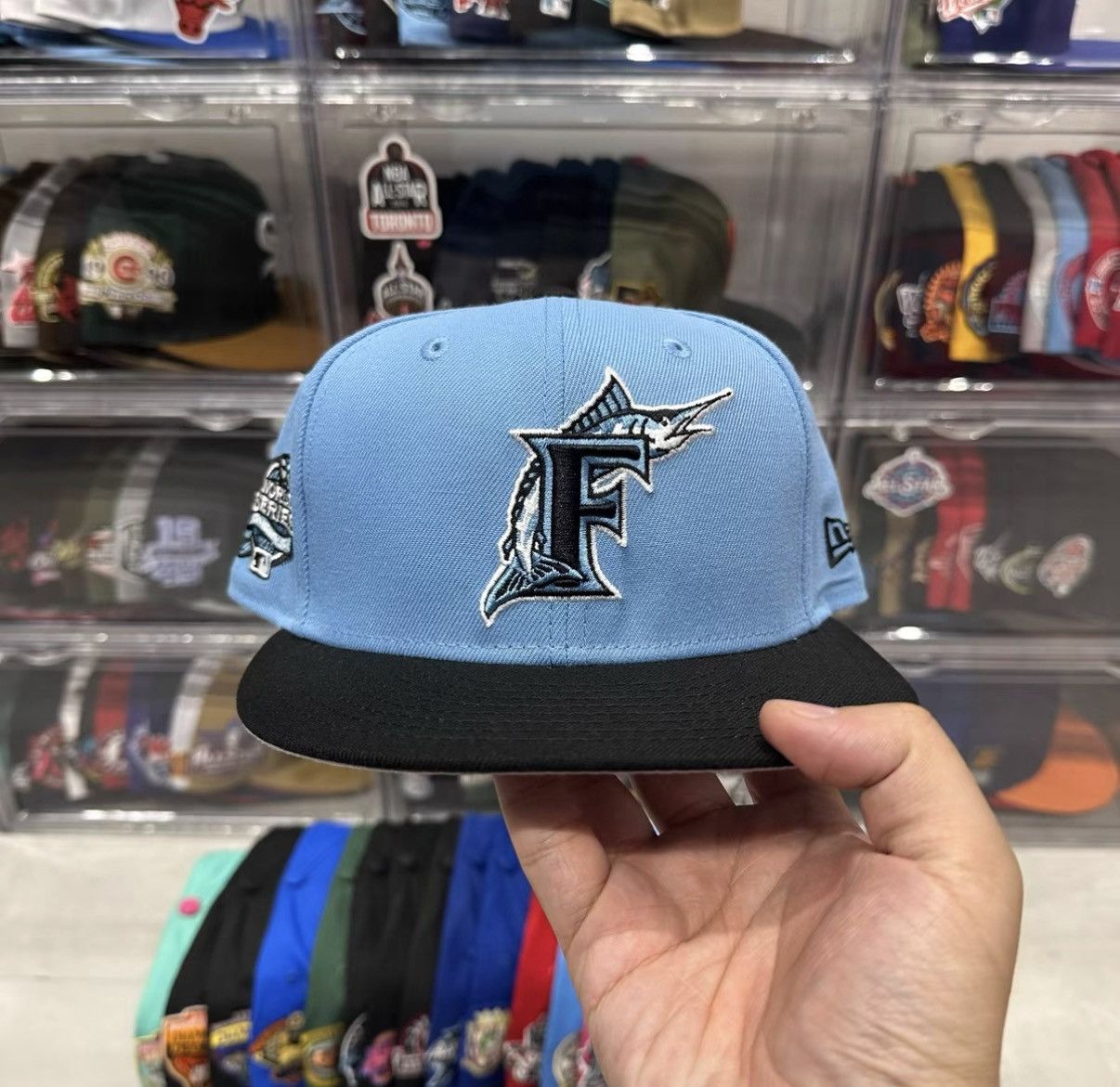 New Era New Era MLB Florida Marlins 2003 World Baseball Cap J32 Size ONE SIZE - 2 Thumbnail