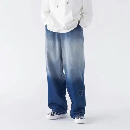 Japanese Brand 20AW Indigo Union Japan Blue Faded Denim Pants Size US 32 / EU 48 - 1 Thumbnail