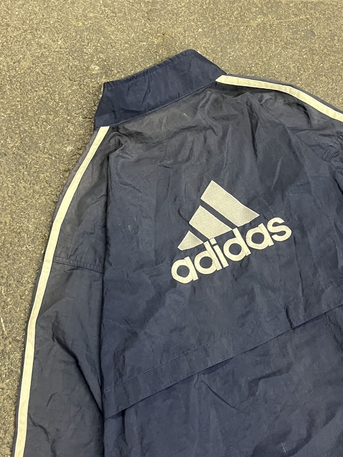 Adidas × Vintage Adidas vintage lightweight track jacket drill hype faded Size US XL / EU 56 / 4 - 3 Thumbnail