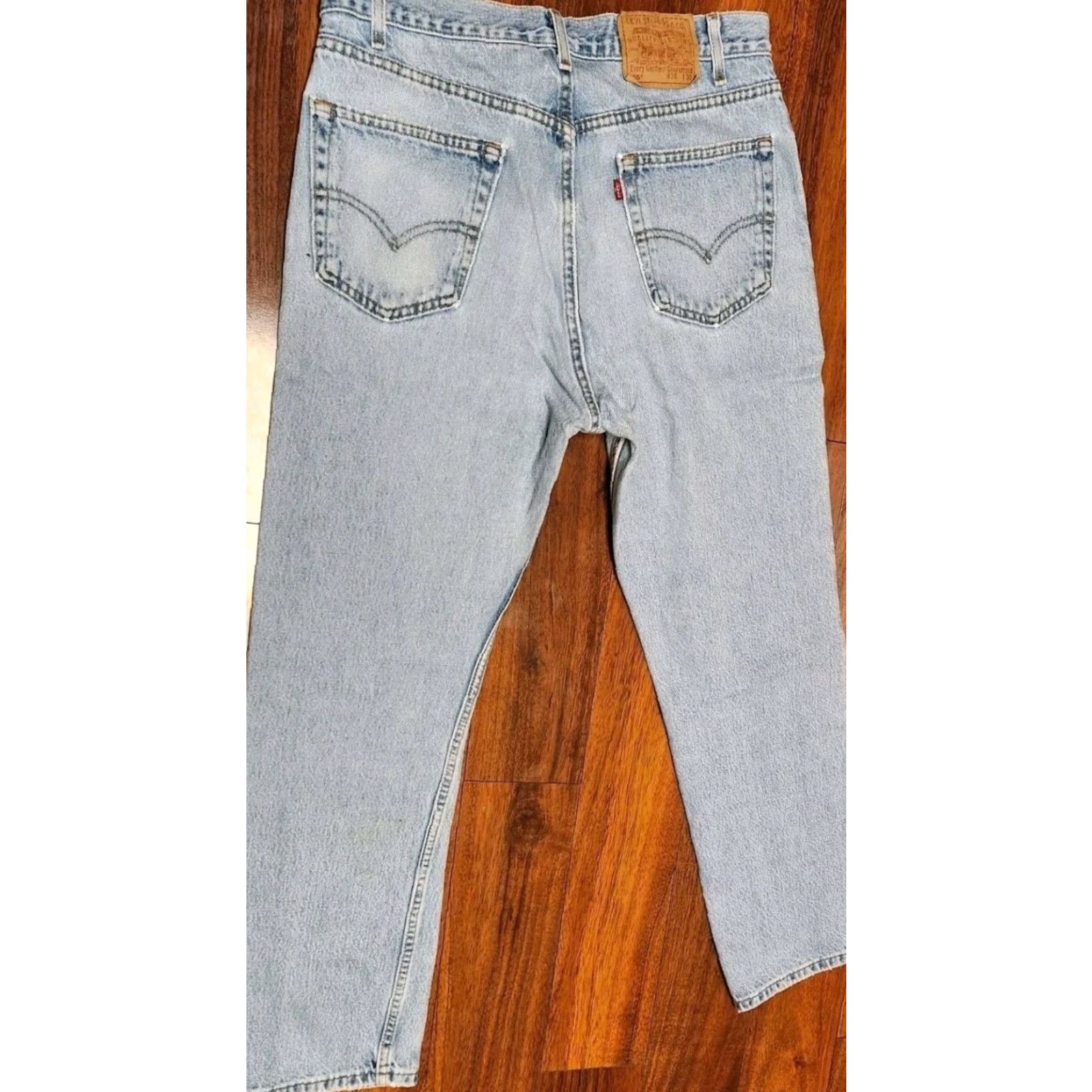 Levi's VINTAGE Levi's 505 Jeans Men 36x30 Blue Denim Regular Straight USA MADE 90s Theme Boys? Girls? Size US 36 / EU 52 - 2 Thumbnail