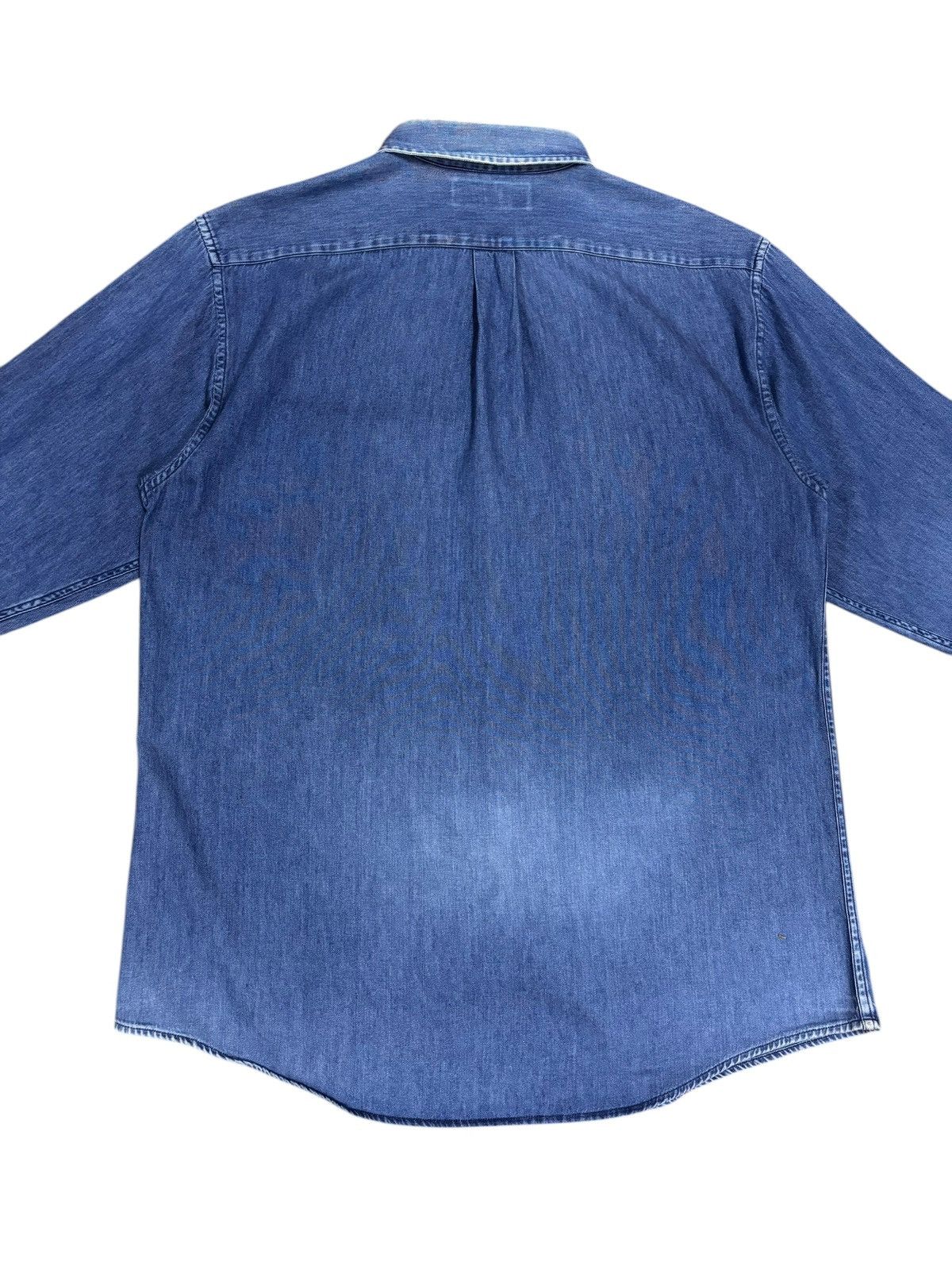 Edwin × Japanese Brand Vintage 90s Edwin Button Up Denim Size US XL / EU 56 / 4 - 4 Thumbnail