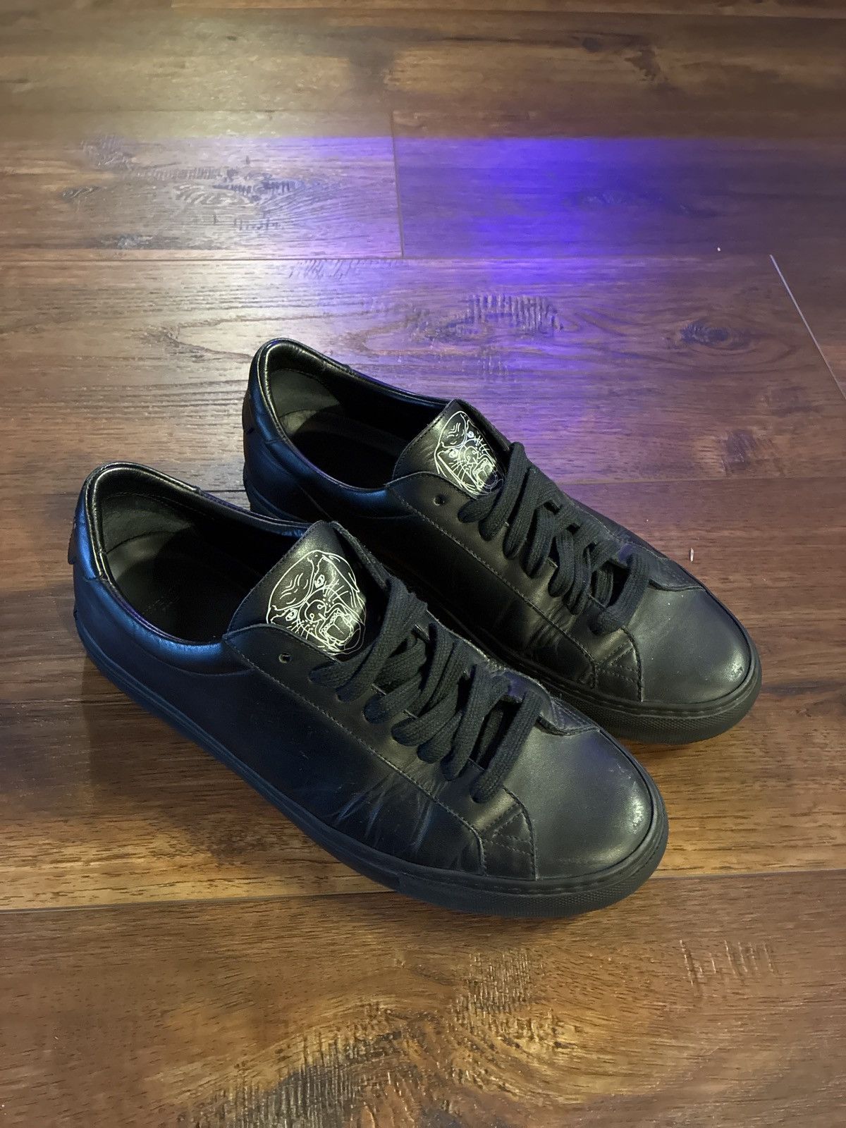 Givenchy Black Givenchy Rottweiler Outline Sneakers Size US 10 / EU 43 - 1 Thumbnail