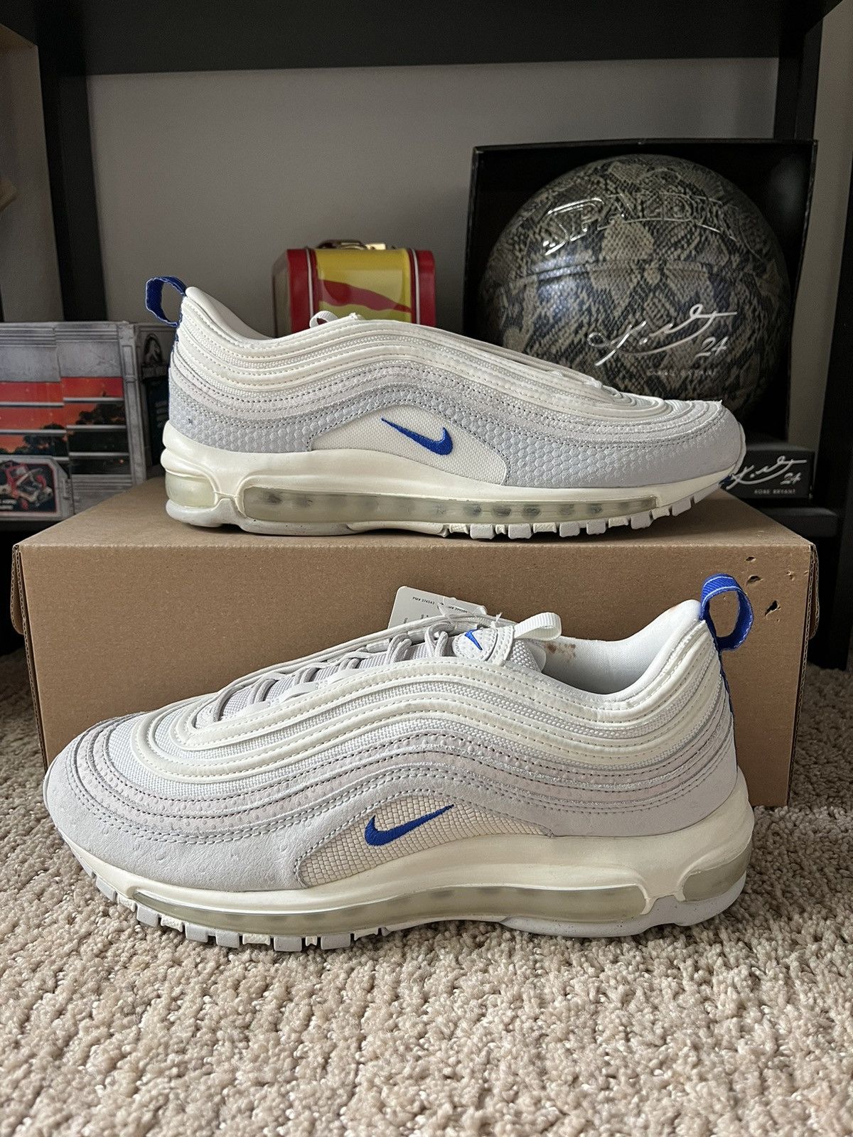 Nike Size 9 Nike Air Max 97 Platinum SAMPLE FAST SHIPPING Grailed