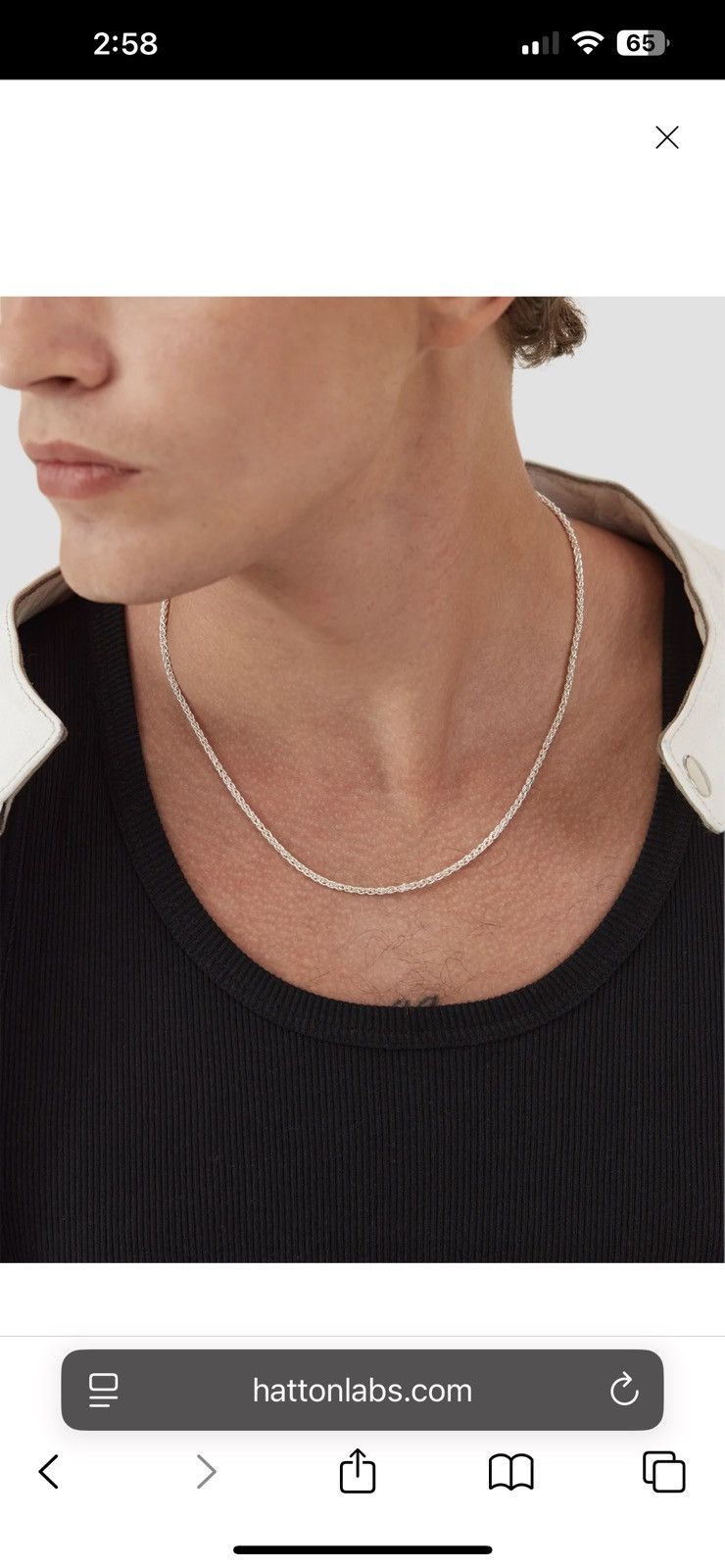Hatton Labs Silver Rope Chain