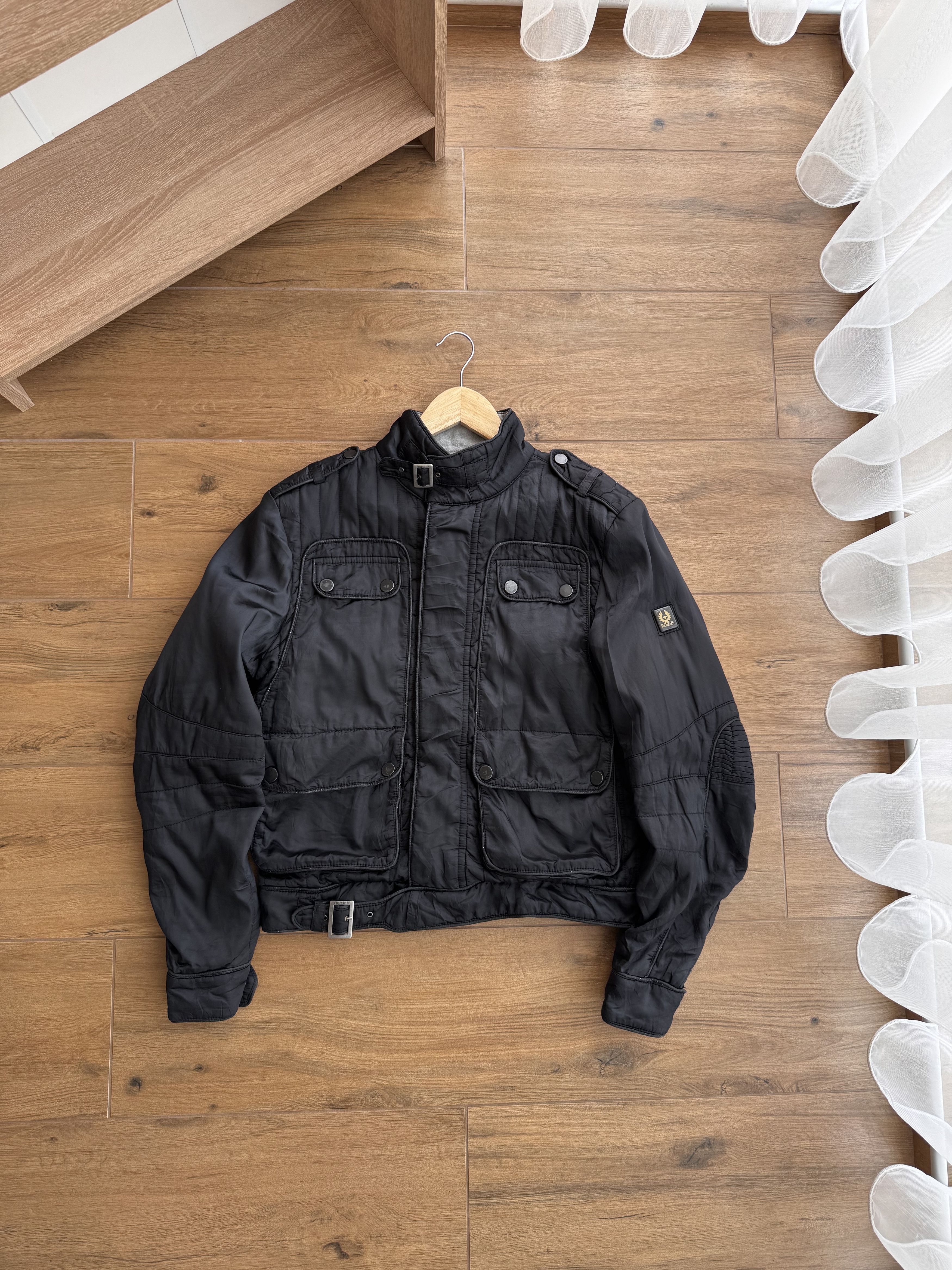Belstaff × Vintage Vintage Belstaff Nylon Black Label Moto W' Jacket Size M / US 6-8 / IT 42-44 - 9 Thumbnail