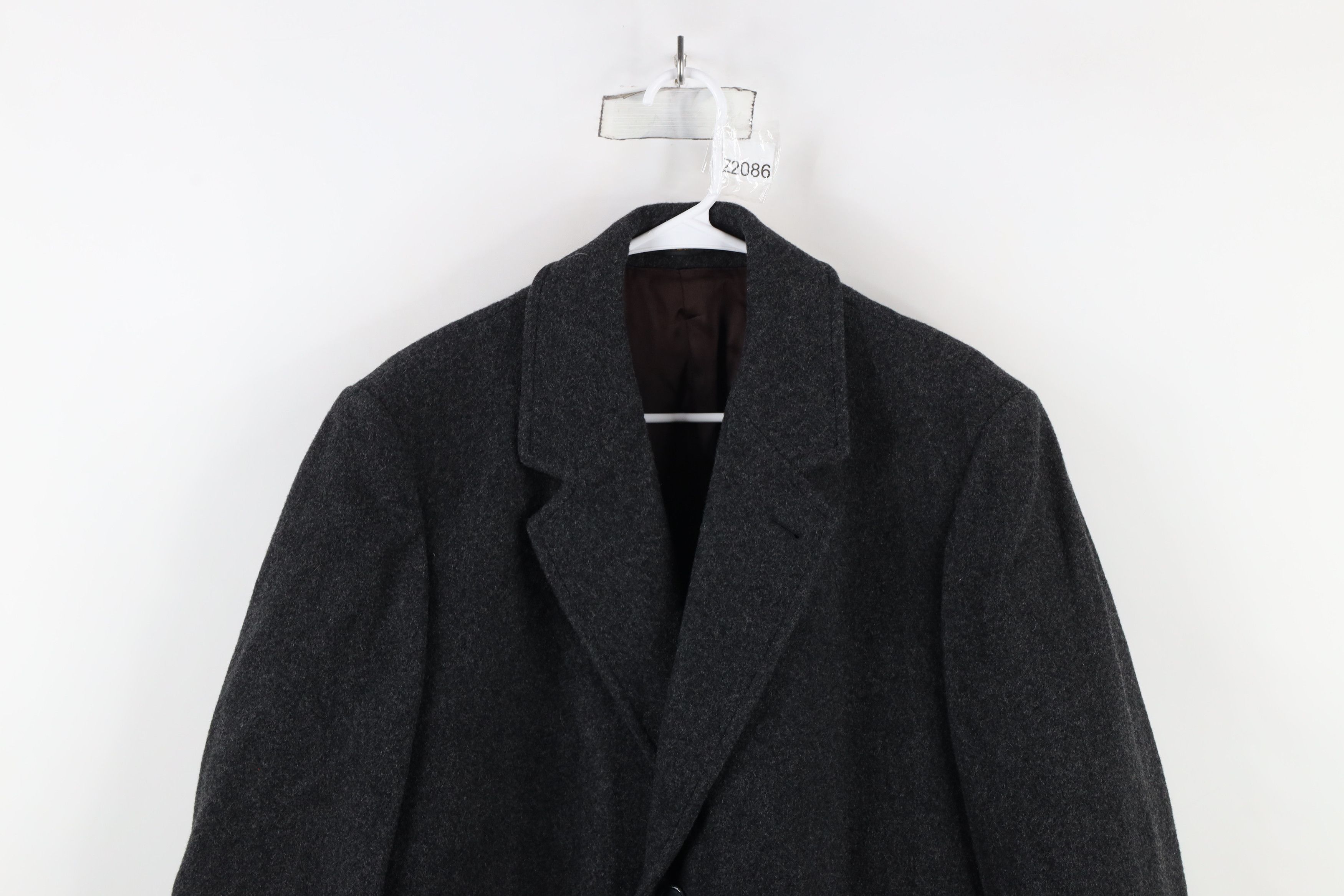 Vintage Vintage 70s Streetwear Overcoat Jacket Charcoal Gray USA Size US L / EU 52-54 / 3 - 2 Thumbnail