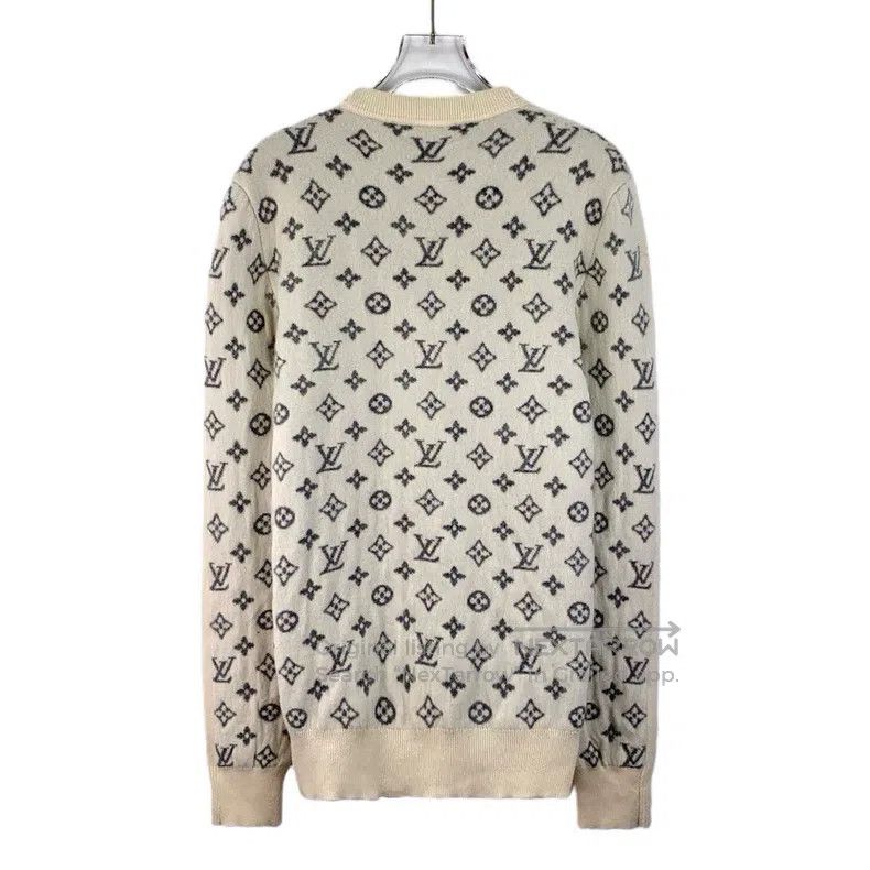 Louis Vuitton Louis Vuitton Beige back logo presbyopic full print cashme Size US S / EU 44-46 / 1 - 2 Thumbnail