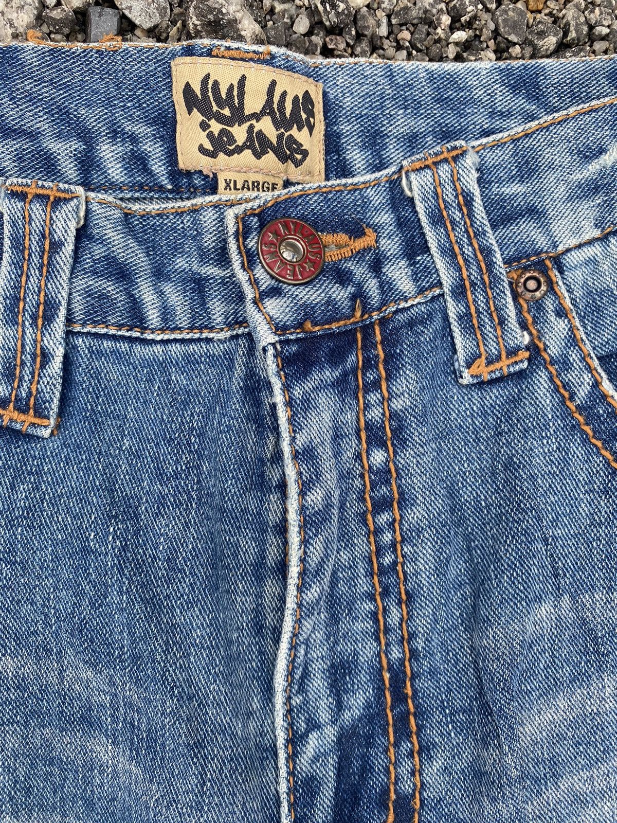 Japanese Brand Nylus Flared Distressed Size US 32 / EU 48 - 8 Thumbnail