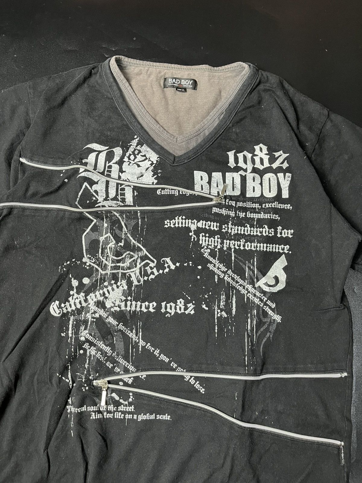 Hysteric Glamour × Japanese Brand × Tribal Streetwear Bad Boy Gimmick Zipper Double layer Size US L / EU 52-54 / 3 - 2 Thumbnail