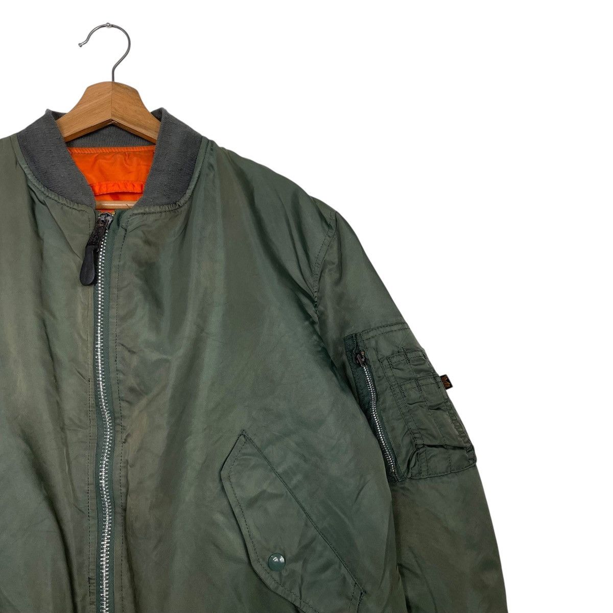 Alpha Industries Vintage Alpha Industries USAF MA-1 Nylon Bomber Size US L / EU 52-54 / 3 - 5 Thumbnail